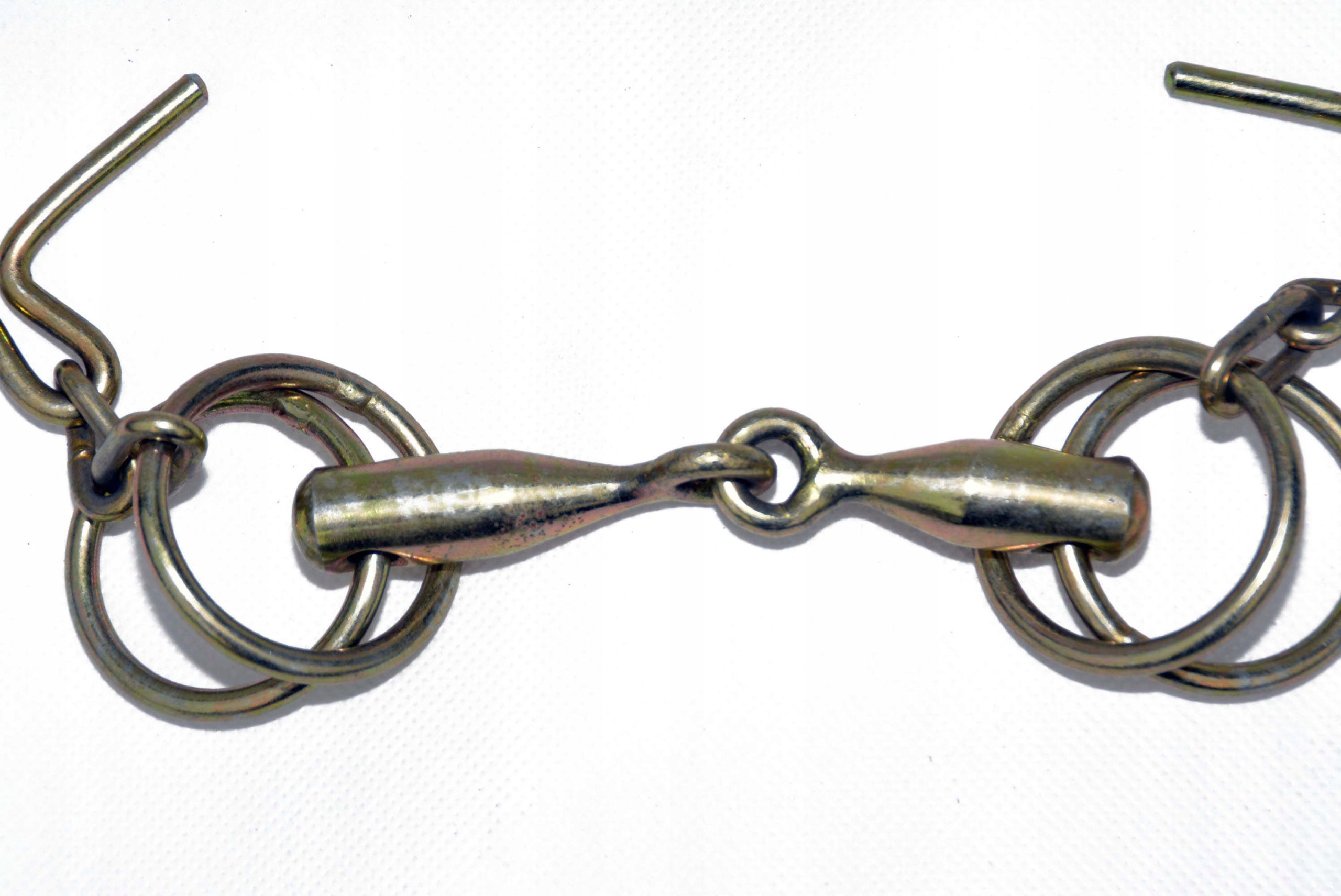 WĘDZIDŁO ŁAMANE Z WERBLIKAMI 16,5CM Model wędzidło