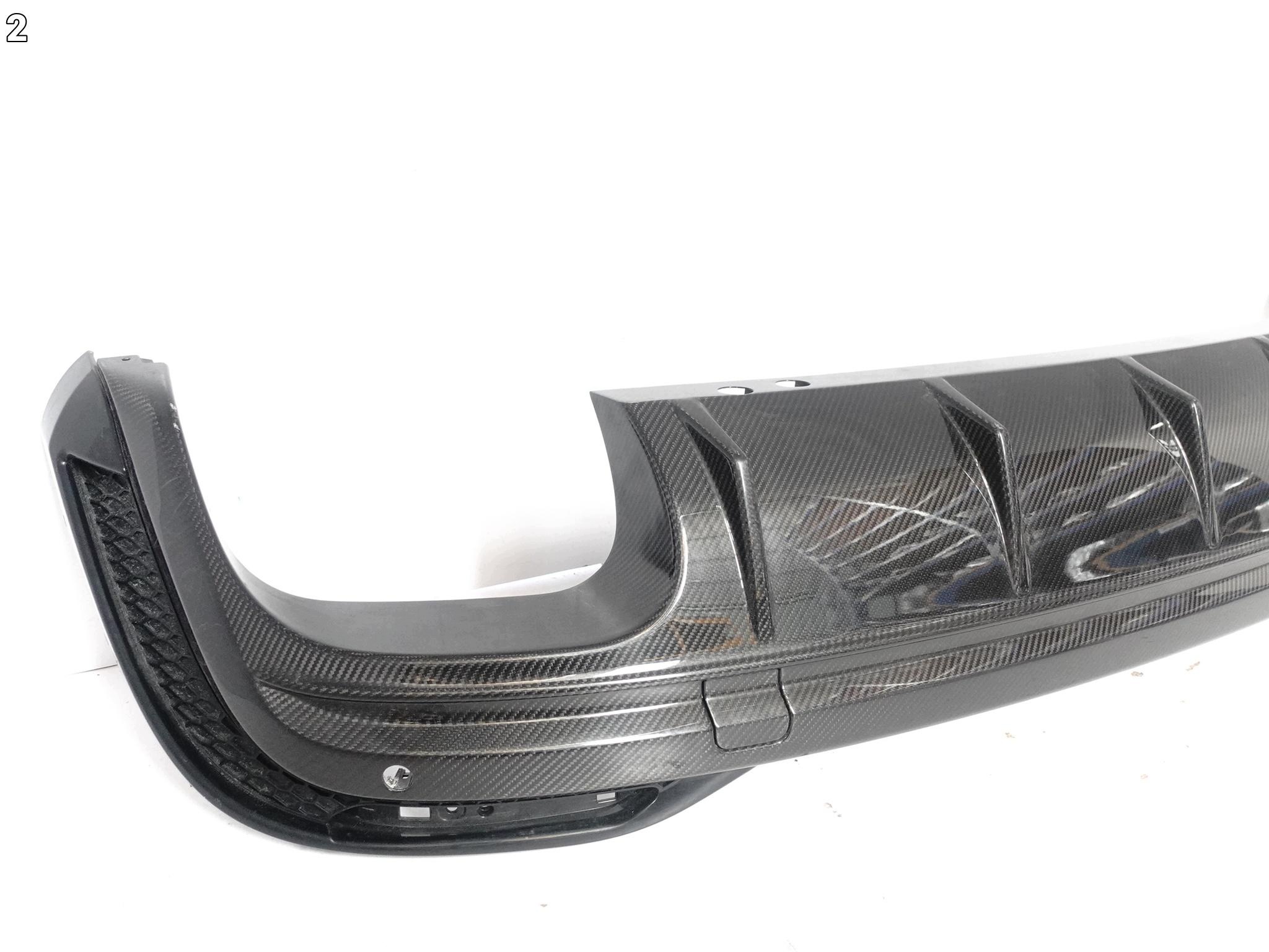MASERATI GRECALE TROFEO M182 22- SPOILER diffuser CARBON W bumper rear part original