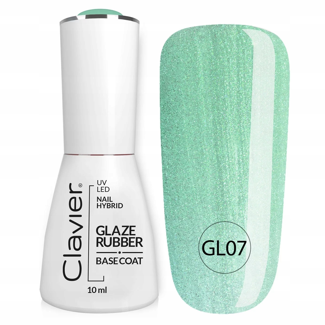 

Baza Z Drobinkami Clavier Glaze Rubber Base GL07