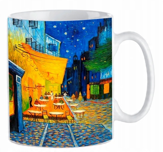 

Kubek znane obrazy Taras Kawiarni Vincent van Gogh