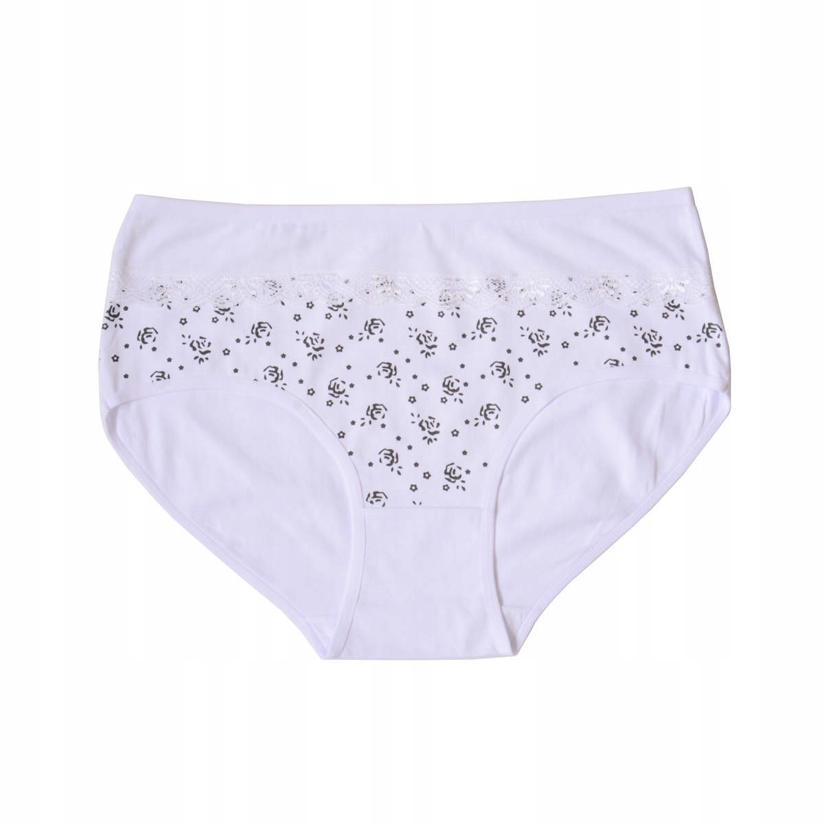 

Majtki bawełniane z wyższym stanem XXL biały 899