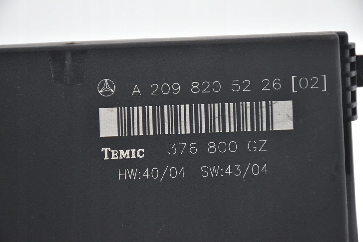 Unité commande confort MERCEDES CLK W209 A2098205226