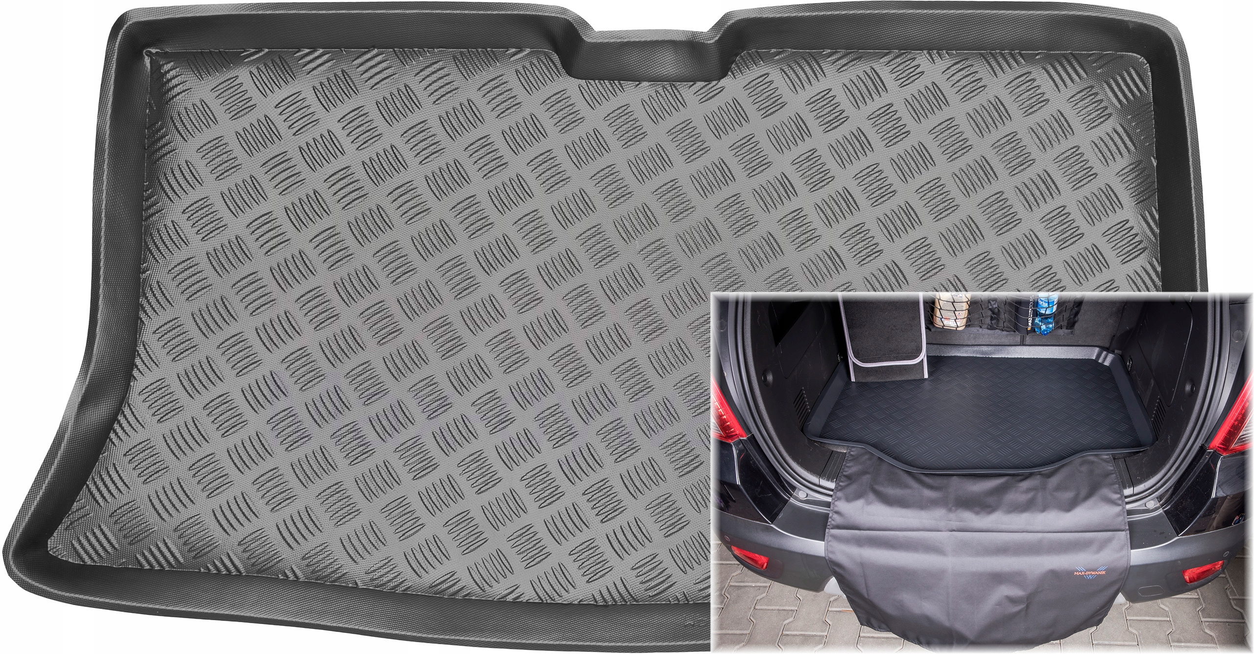 Nissan Micra K12 Hb 03-09 Rohož do kufru krytka MultiProtector