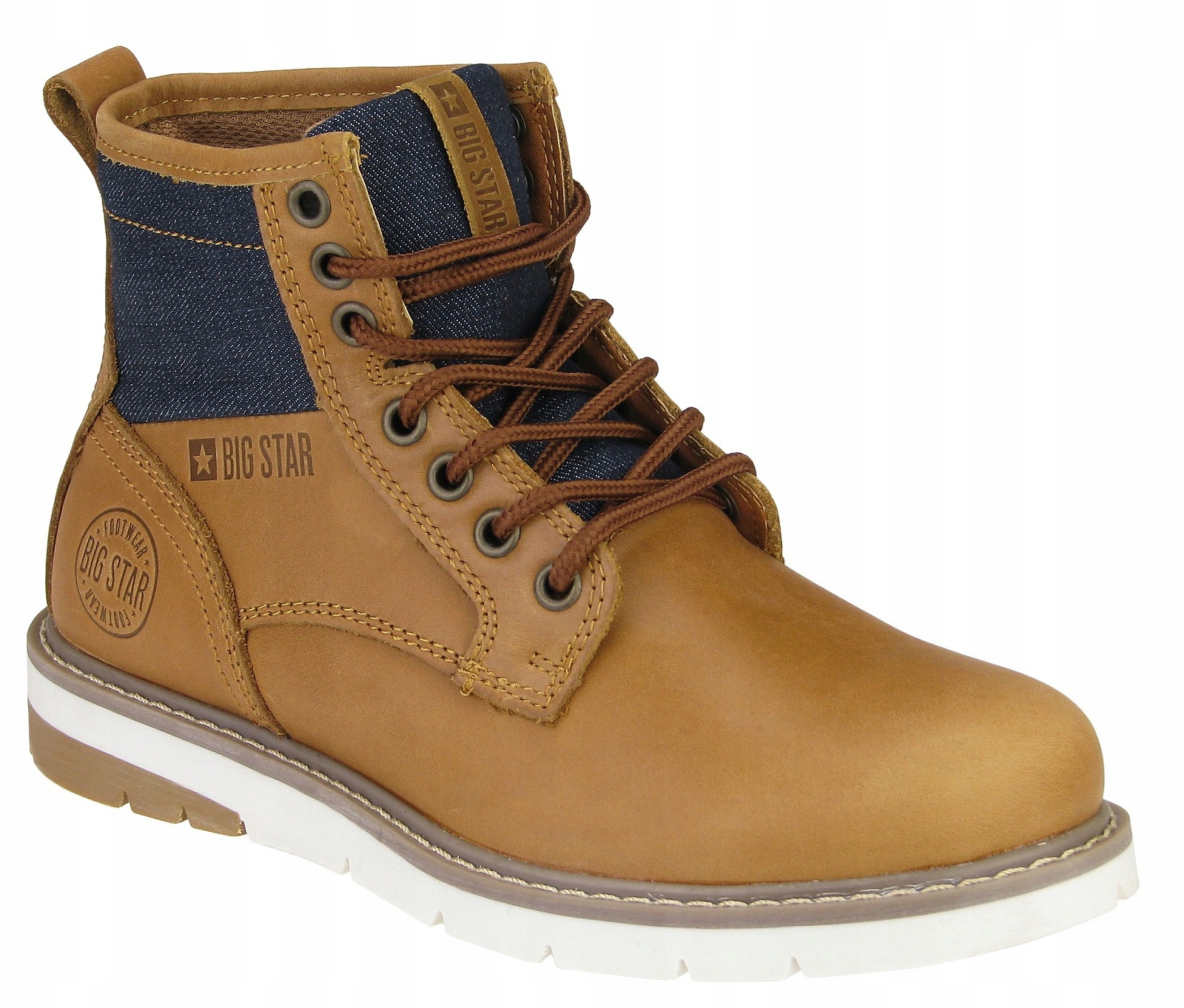 

Buty damskie Big Star skórzane Timberki trapery 39