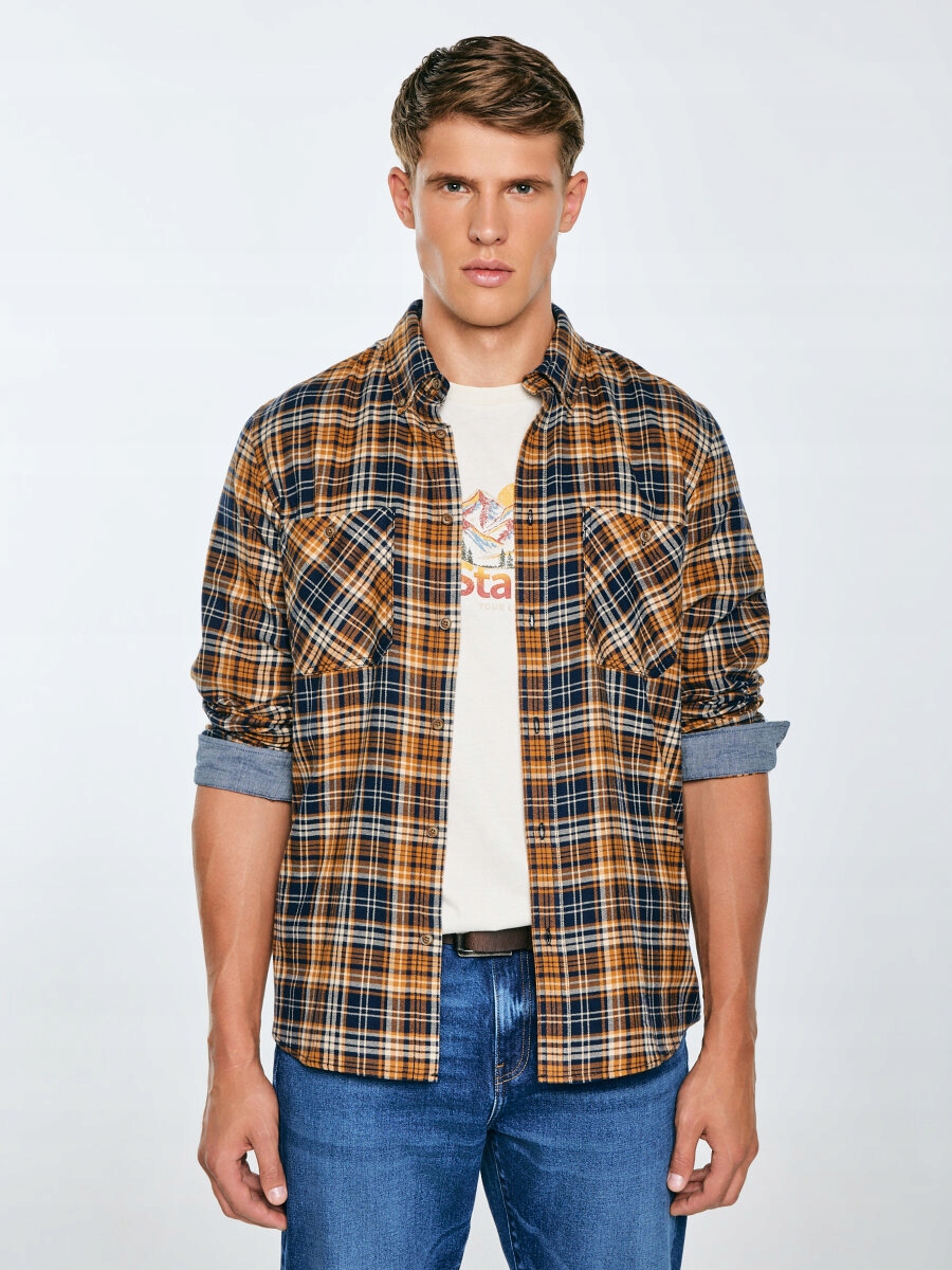 Big Star pánská košile casual bez rukávů akryl velikost 3XL