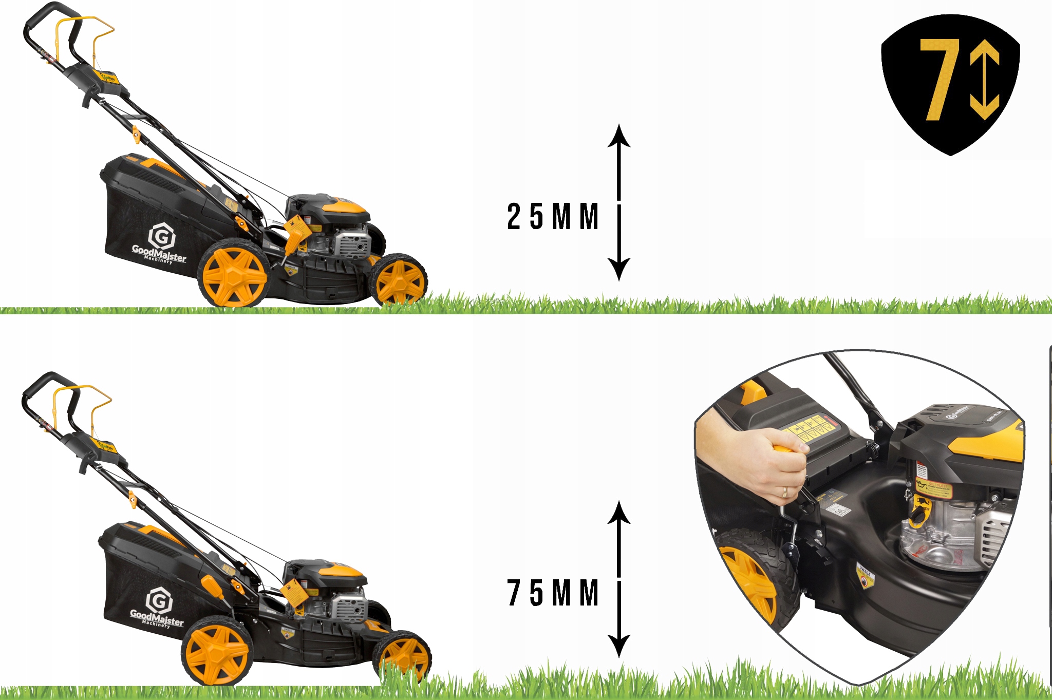 KOSIARKA SPALINOWA GoodMajster 41CM 4HP 144ccm LEKKA ZWROTNA MOCNA + OLEJ Producent silnika RATO