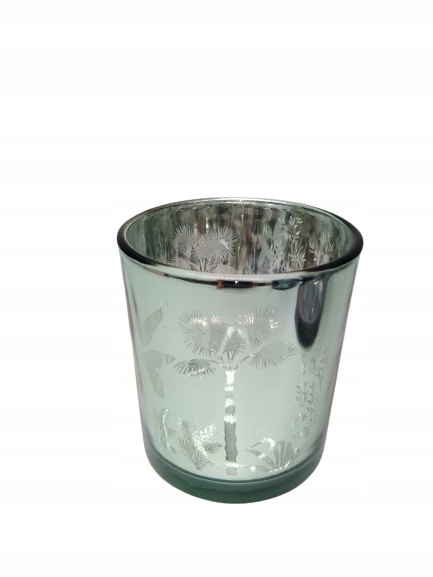 ŚWIECZNIK LUSTRZANY WZÓR ROŚLINNY NA TEALIGHT 2039 Kolor inny kolor