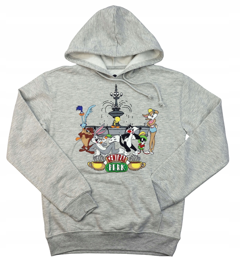 Dámská s kapucí Mikina 100 Looney Tunes Friends vel. Xs