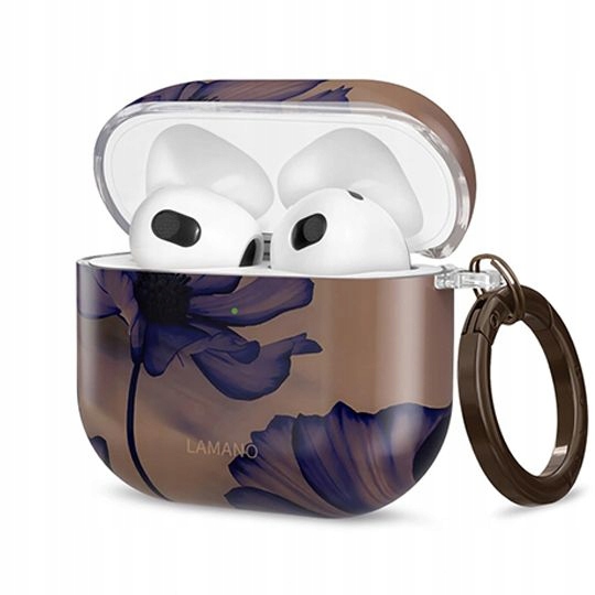 STYLOWE ETUI CASE COVER POKROWIEC KWIATY DO AIRPODS 4