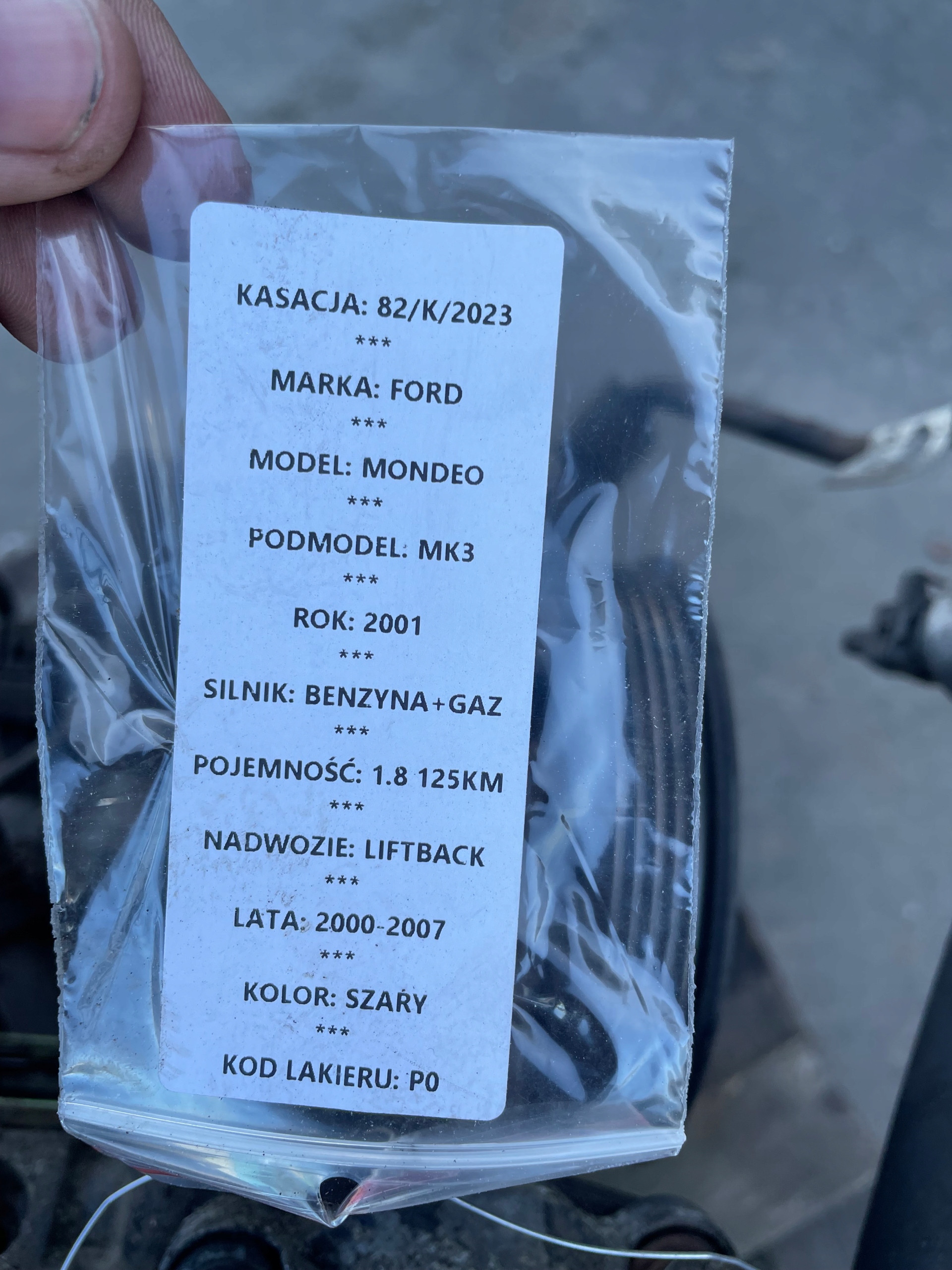 SILNIK CHB CHB FORD MONDEO MK3 Producent części Ford OE