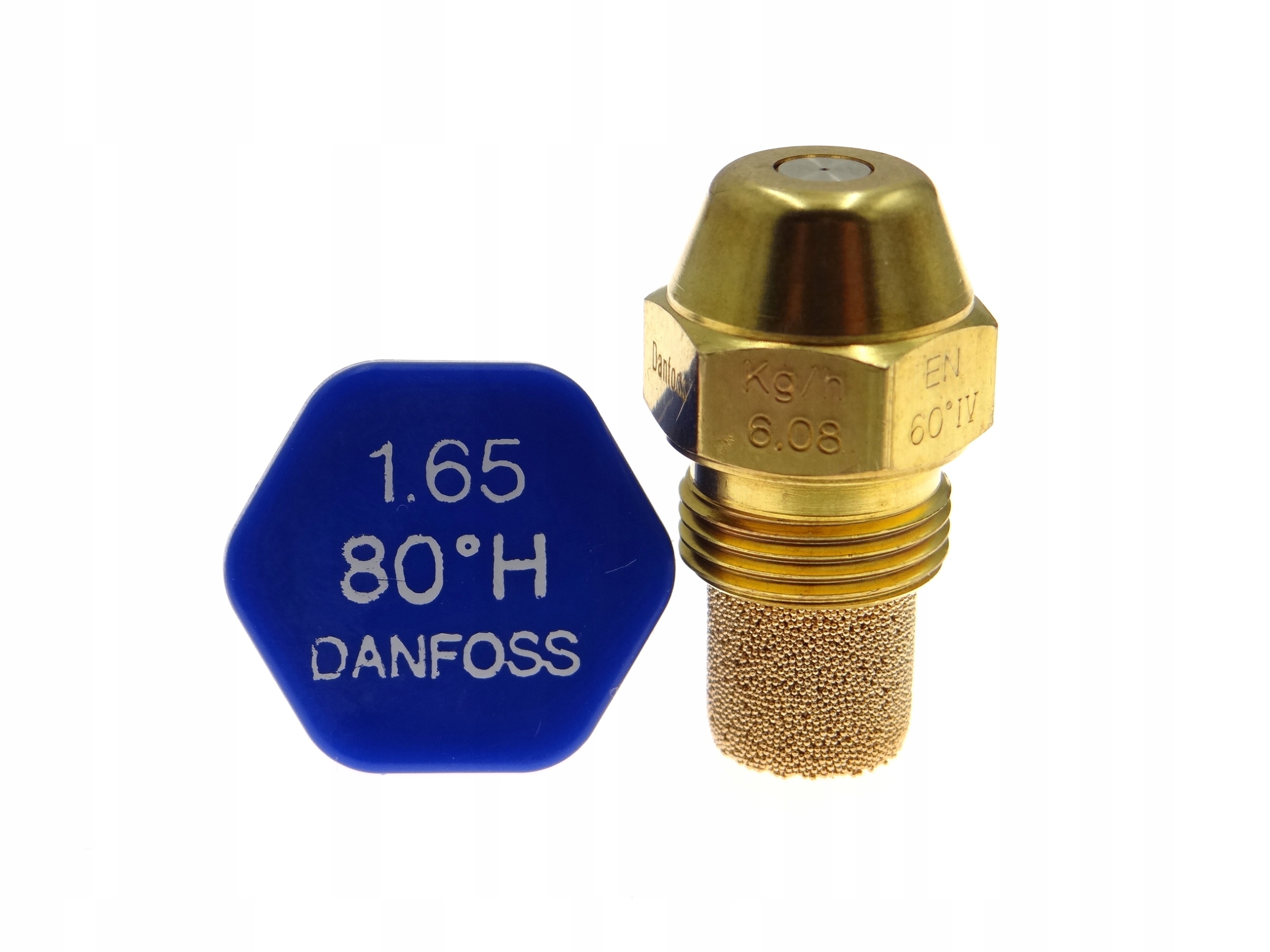 Tryska Danfoss pro olejové hořáky 1,65 USgal/h 80°H 6,08 Kg/h