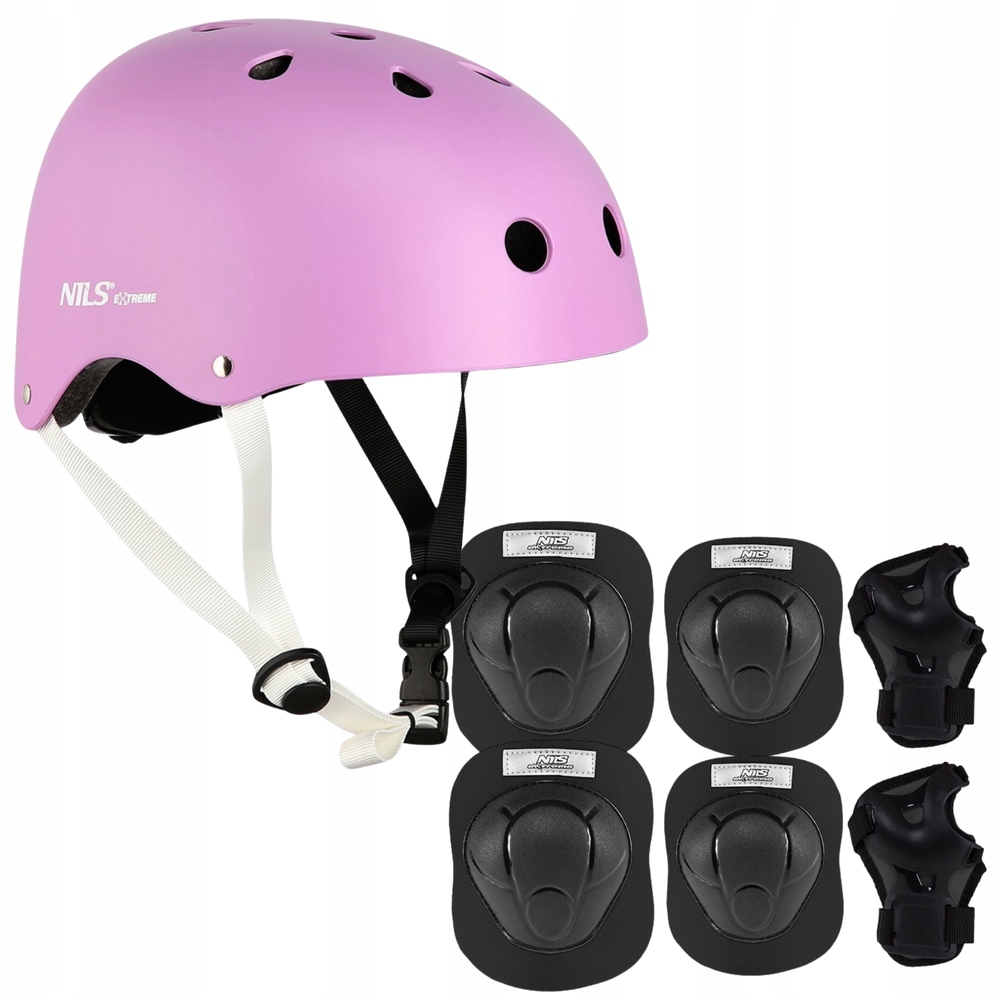 Regulovatelná přilba Ořech chrániče Sada na kolečkové brusle Koloběžku r L