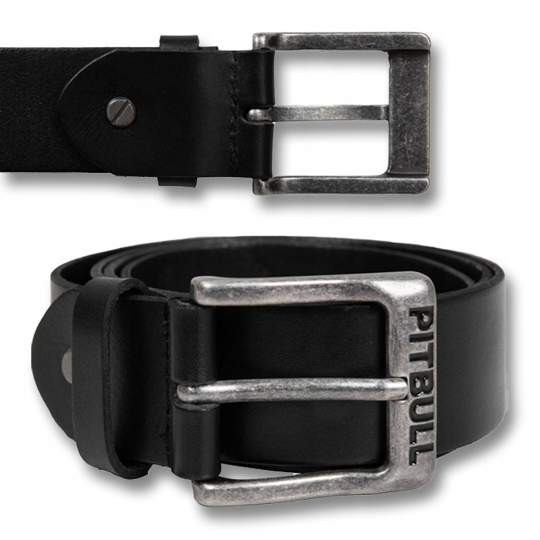 Męski Pasek skórzany Pitbull Classic Klasyczna klamra 100