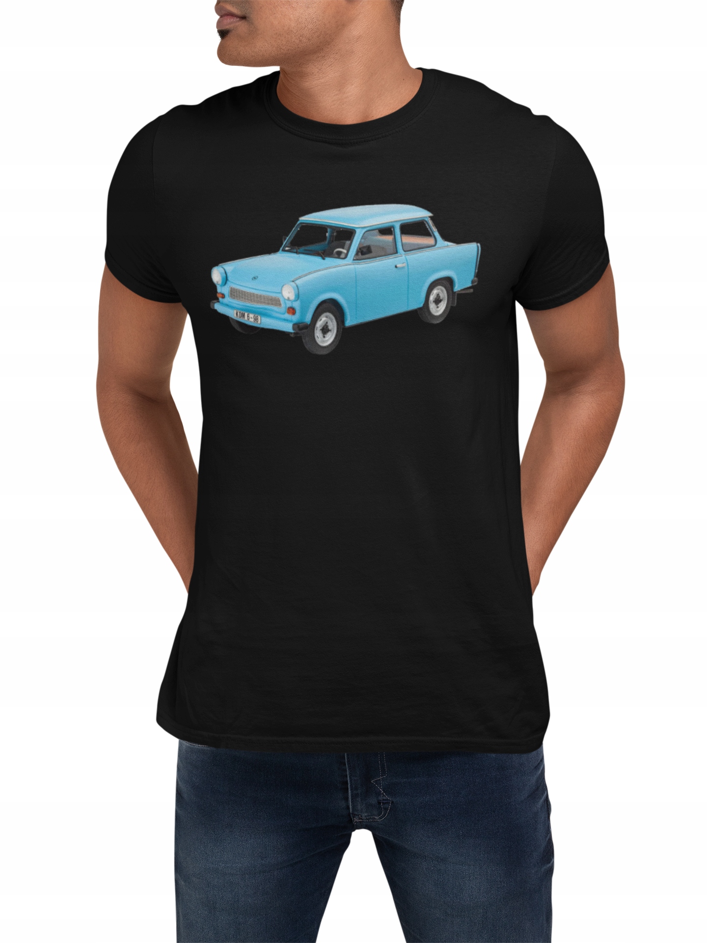 

Koszulka T- shirt męski- samochód trabant-XL