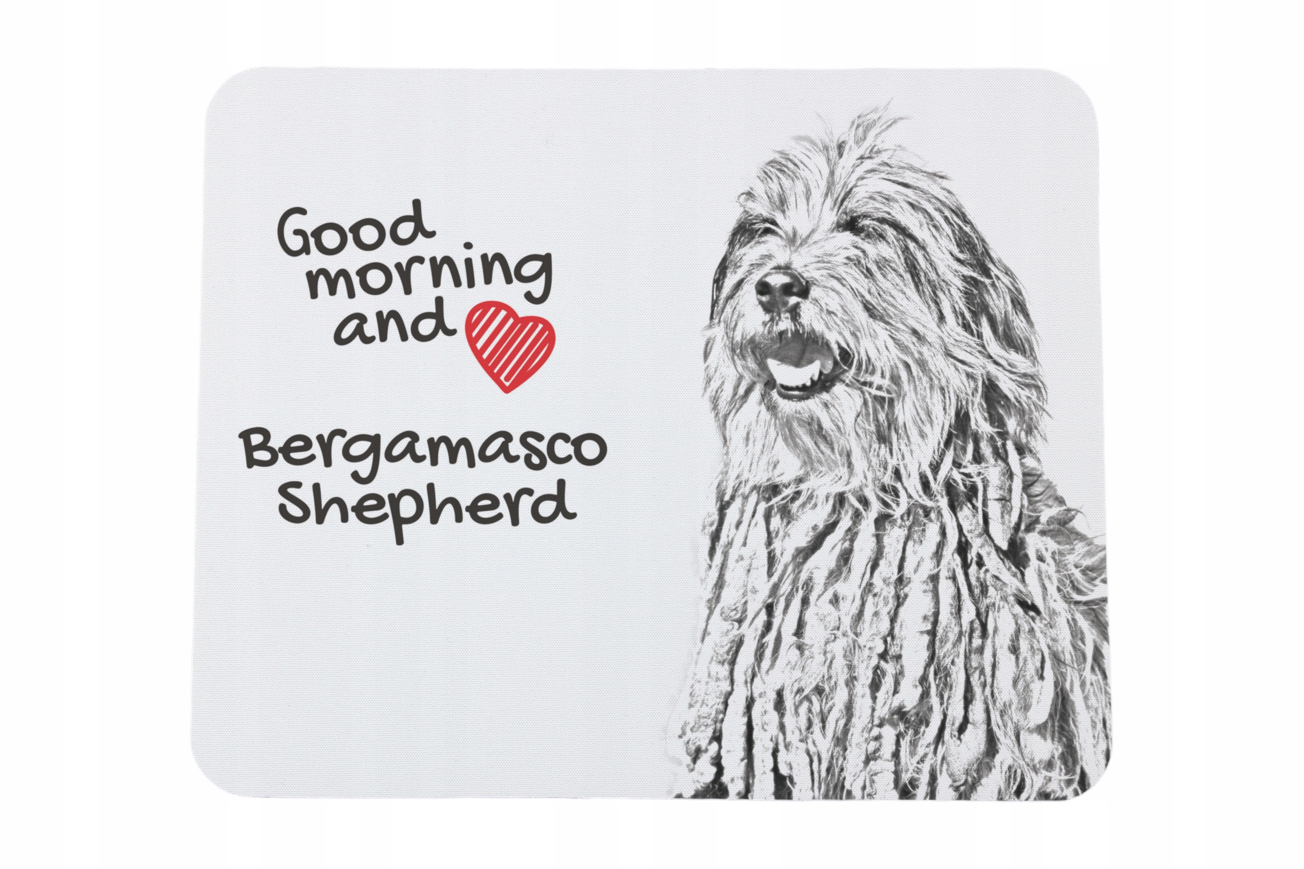 Bergamasco, Owczarek z Bergamo podkładka pod myszkę z nadrukiem, personal
