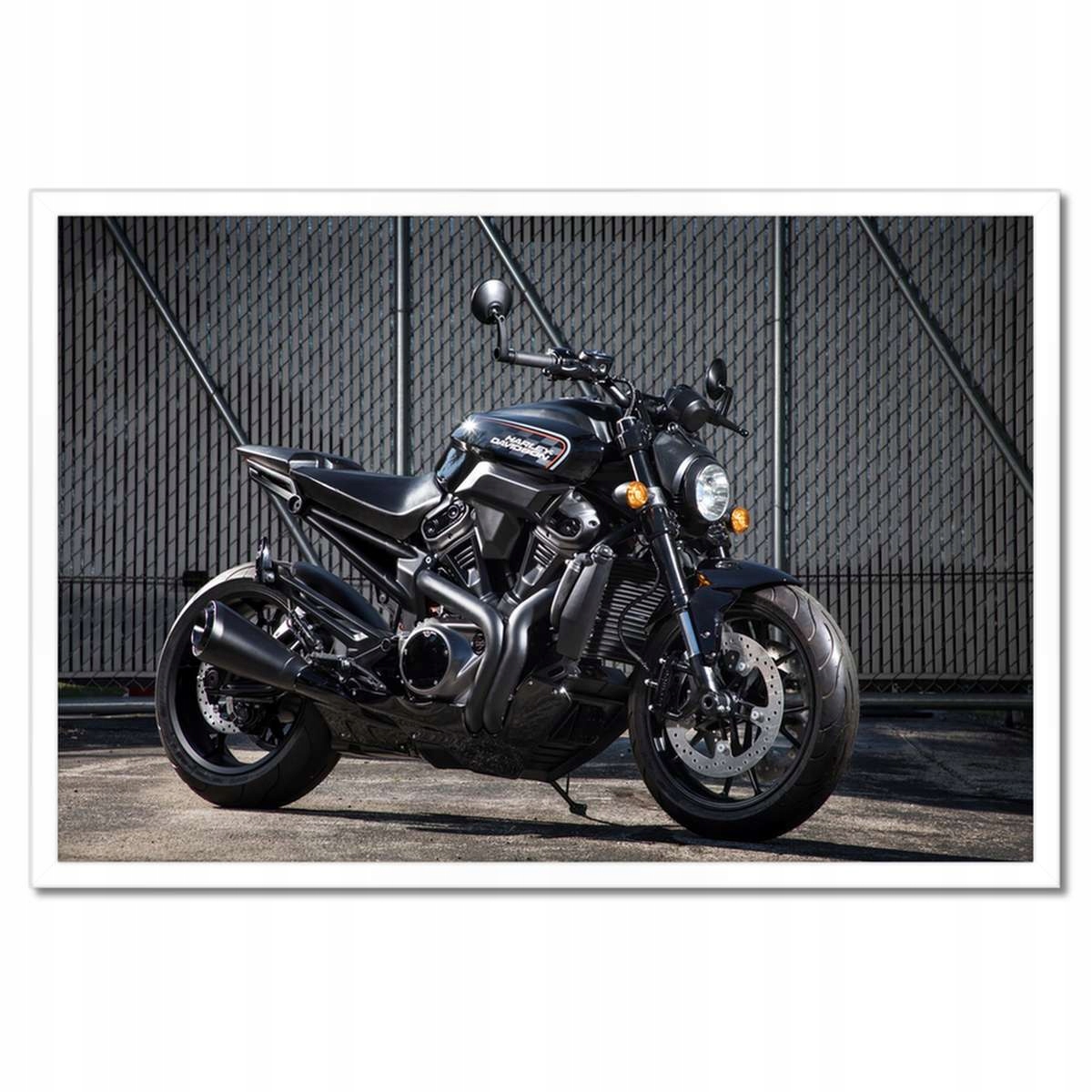 Plakáty v rámu 60x40 Harley Davidson Motocykl