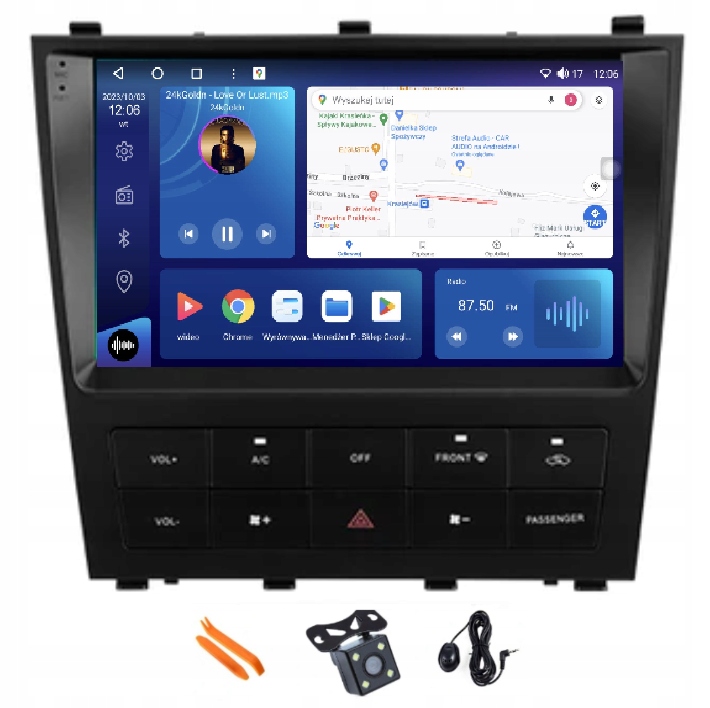 Radio Android Nawigacja Qled Carplay 128GB Lte Gps Lexus IS200 XE10 99-05