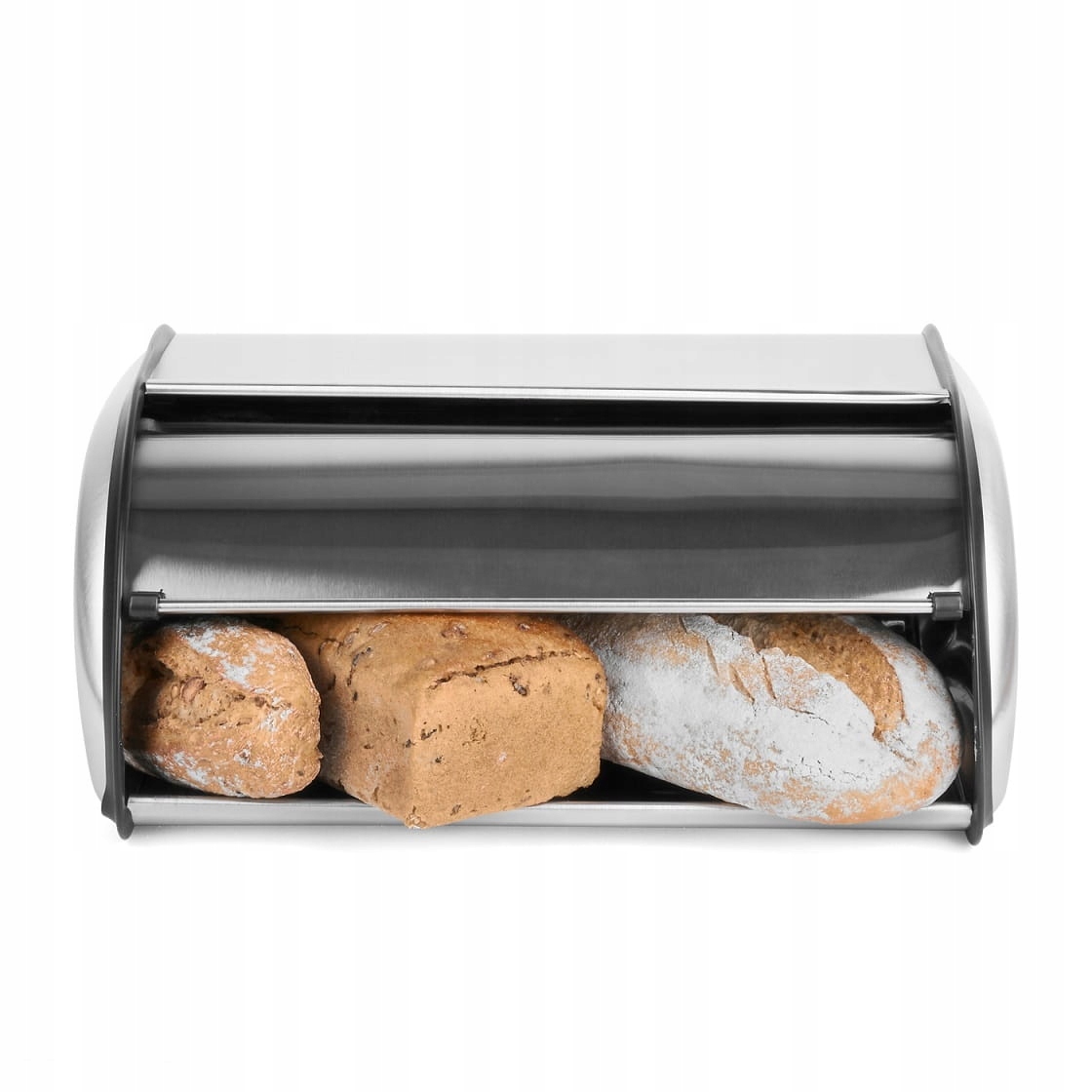 Chlebak stalowy nierdzewny pojemnik pieczywo mały Linia Evan