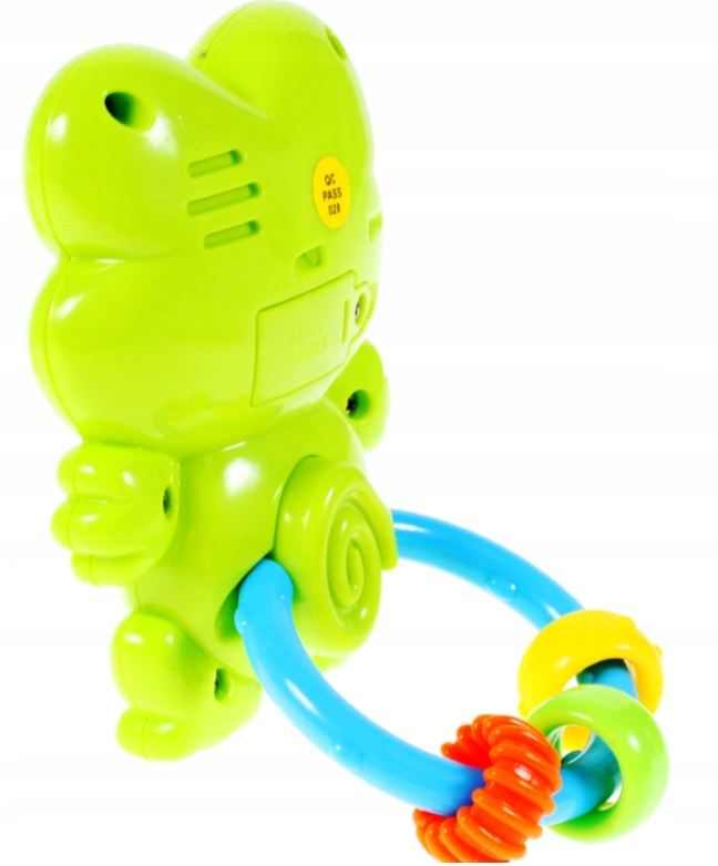 MUZYCZNA GRZECHOTKA INTERAKTYWNA ŻABKA GRYZAK ŻABA Płeć chłopcy dziewczynki