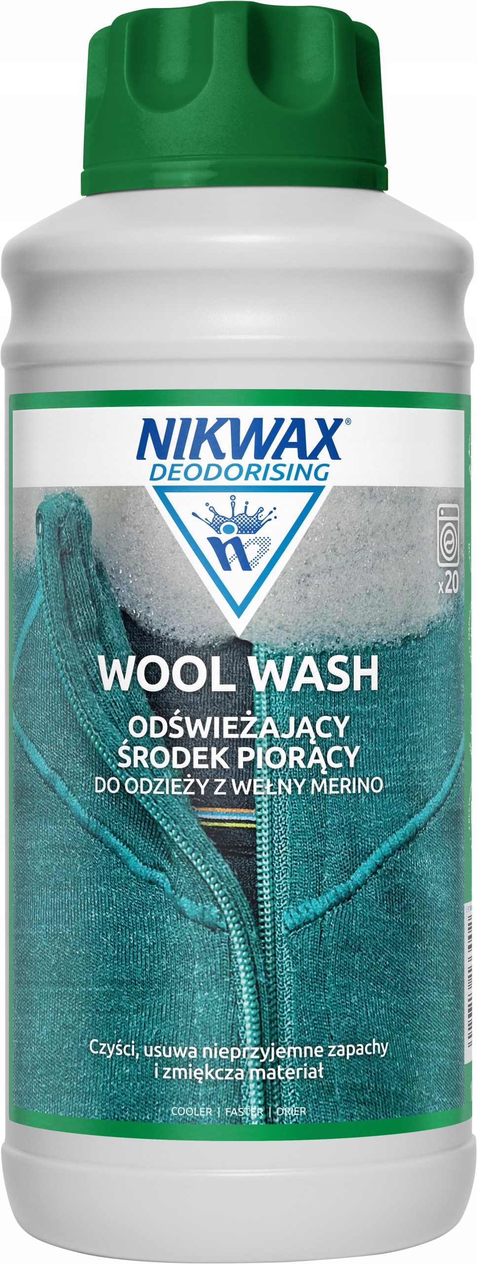 Nikwax Wool Wash 1000 ml do prania wełny Merino