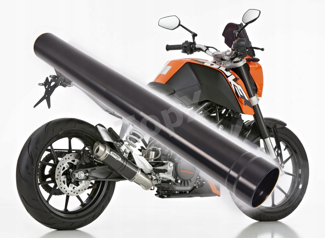 TopX Holení Trubka laga tlumič Odpružení Ktm 200 Duke 12-14 1 Ks