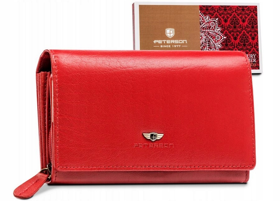 Klasická kožená dámská peněženka na zip Lumarko!