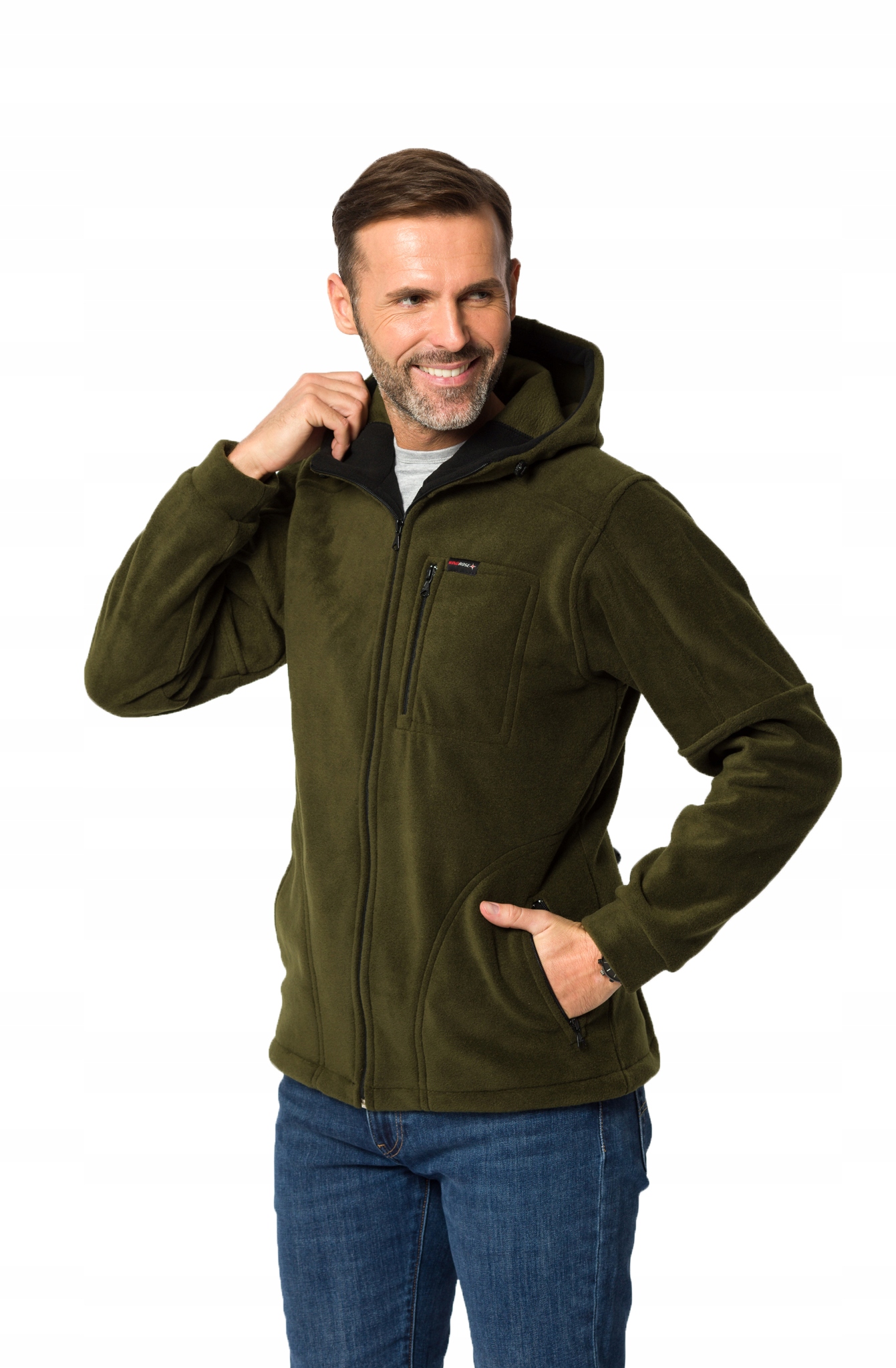 

Polar Męski Z Kapturem- Wysoka Jakość! 400g/m2- XL