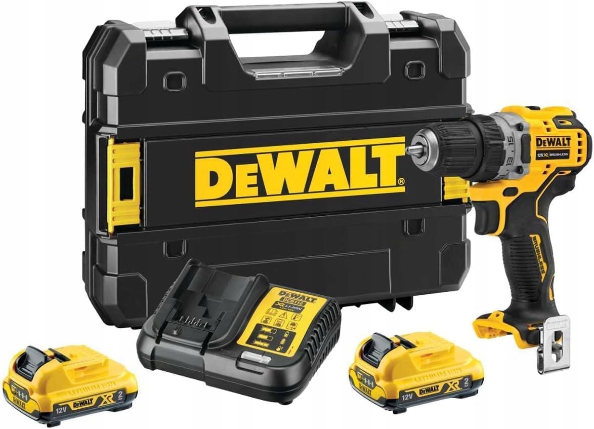 Wiertarko wkrętarka DeWalt DCD701D2T 12V 2x2Ah ładowarka Walizka Tstak