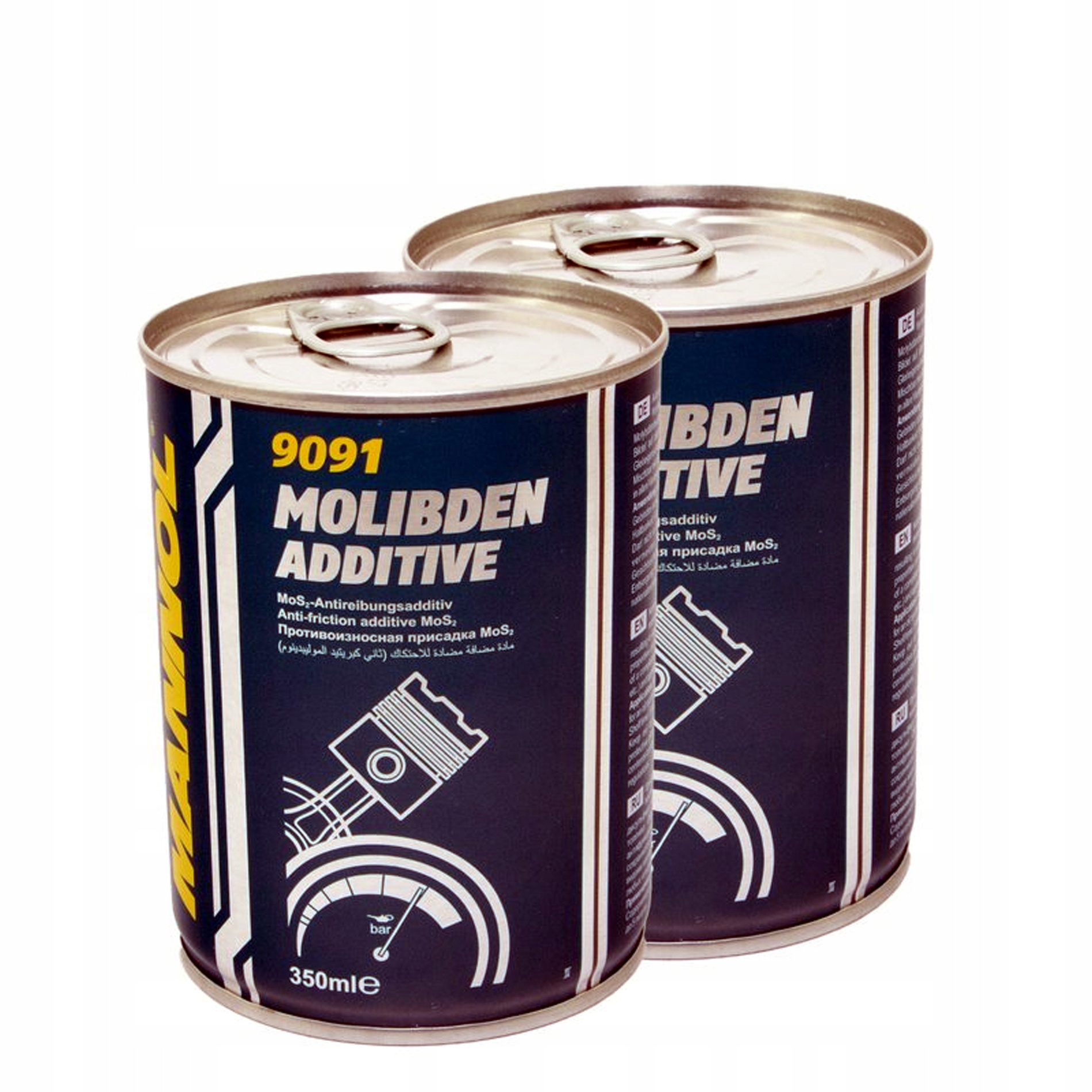 

2 szt Mannol 9991 Dodatek Do Oleju Molibden Mos2