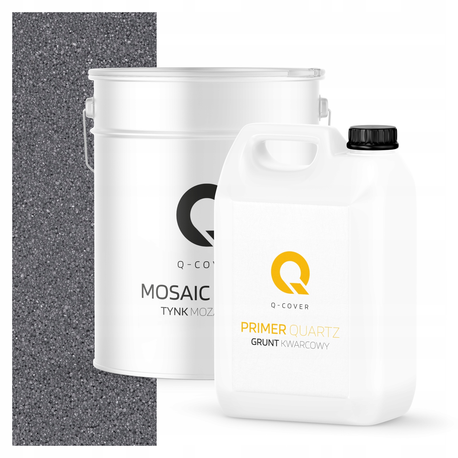 Mozaiková Omítka Šedá Tmavá M05 Pryskyřičná, Ozdobná, Vnější 12,5 Kg Podklad