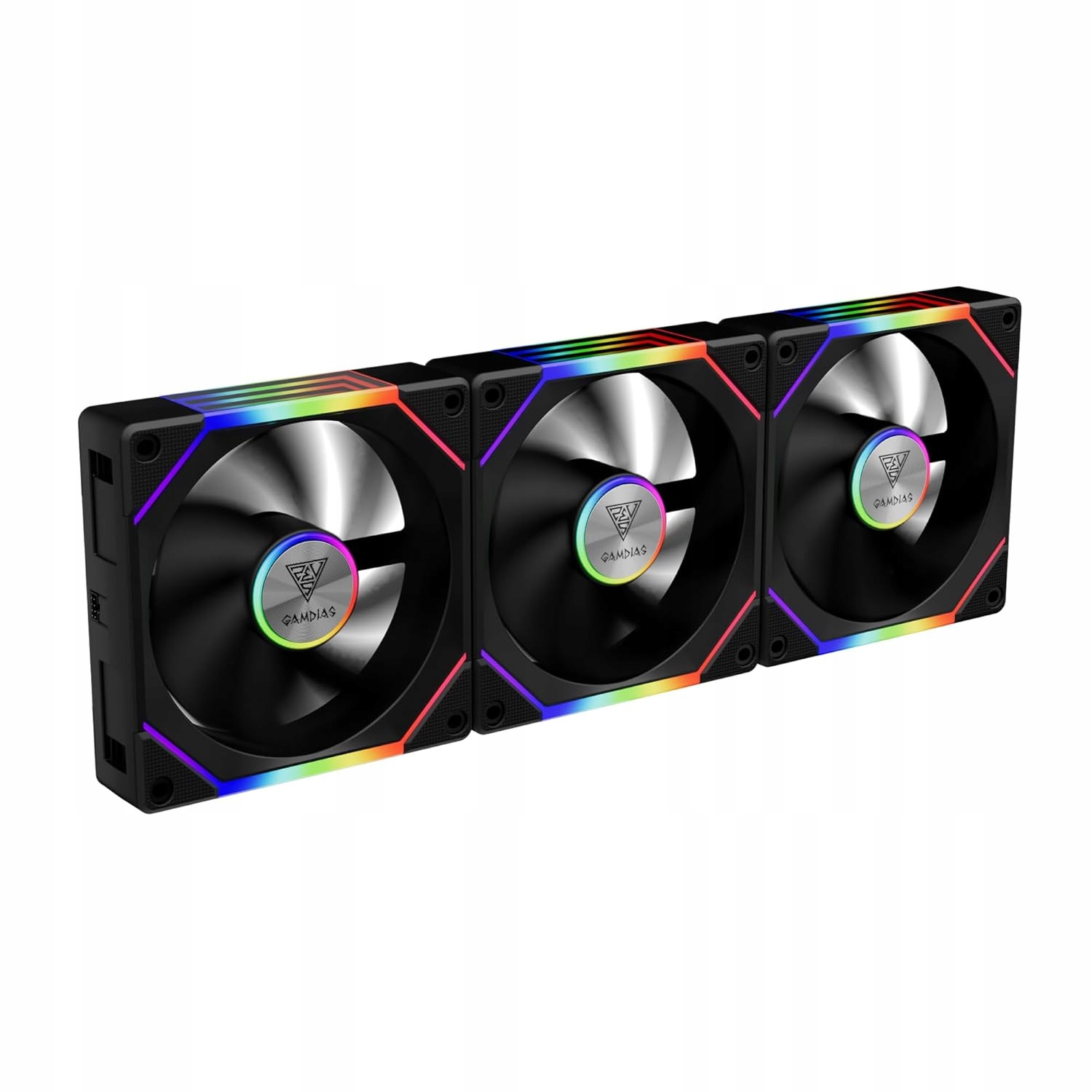 Zestaw 3 Wentylatorów Gamdias Rgb Argb Pc 120MM