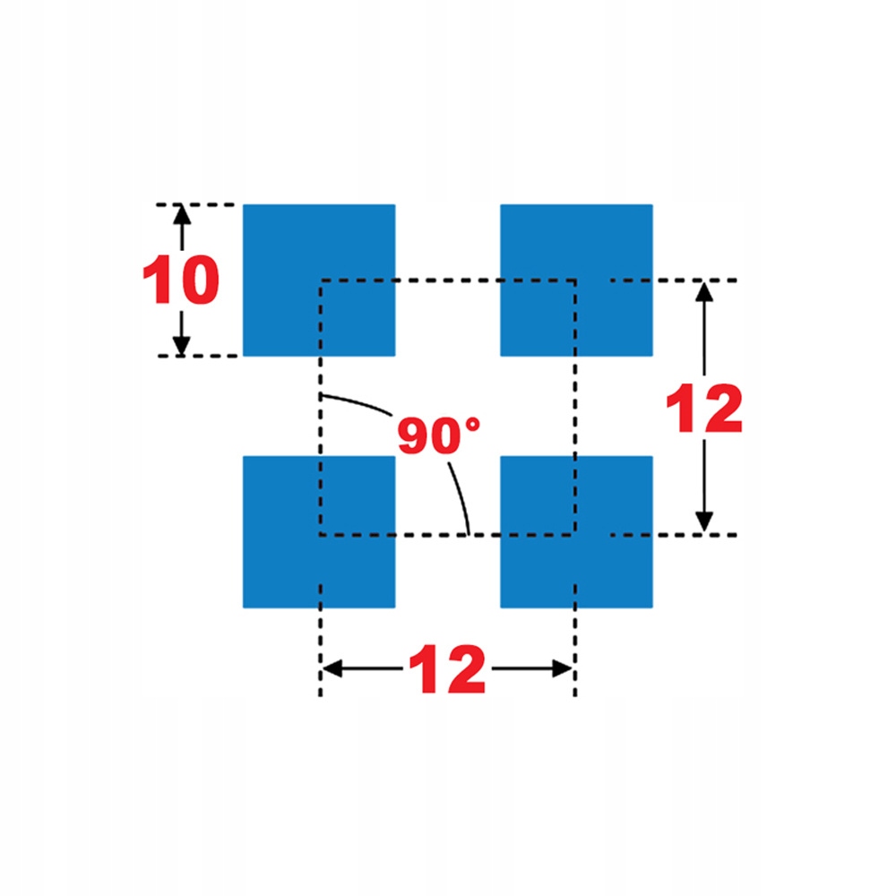 BLACHA PERFOROWANA 1000 x 1000 1 mm 10-12 SUROWA Marka Metal-tech