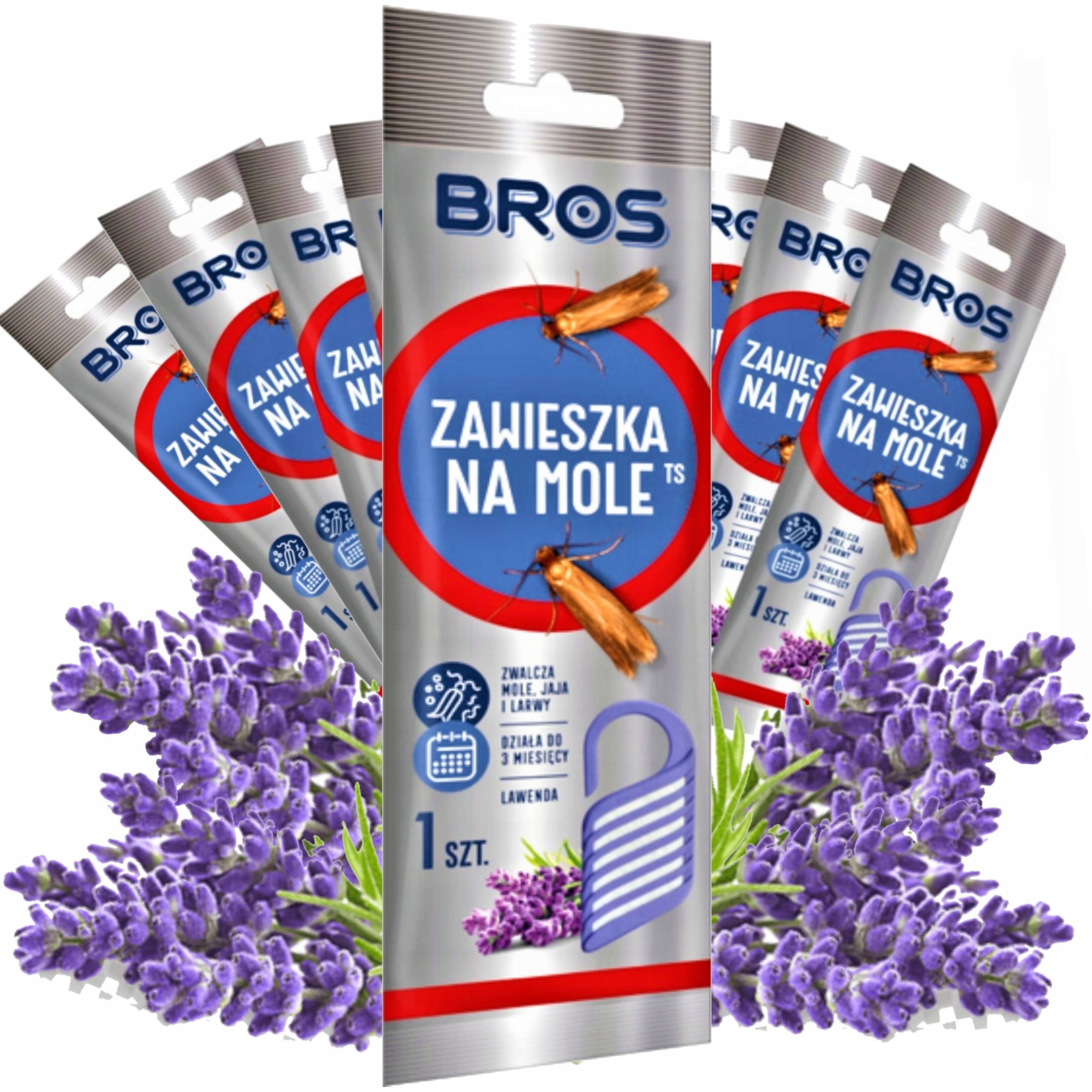 

Bros Zawieszka Zapach Środek Na Mole Do Szafy x10