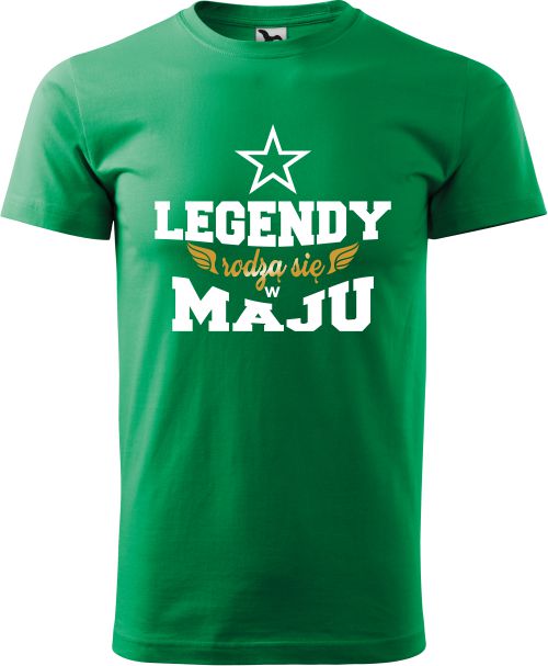 

Koszulka Prezent Urodziny Legendy rodzą się w Maju