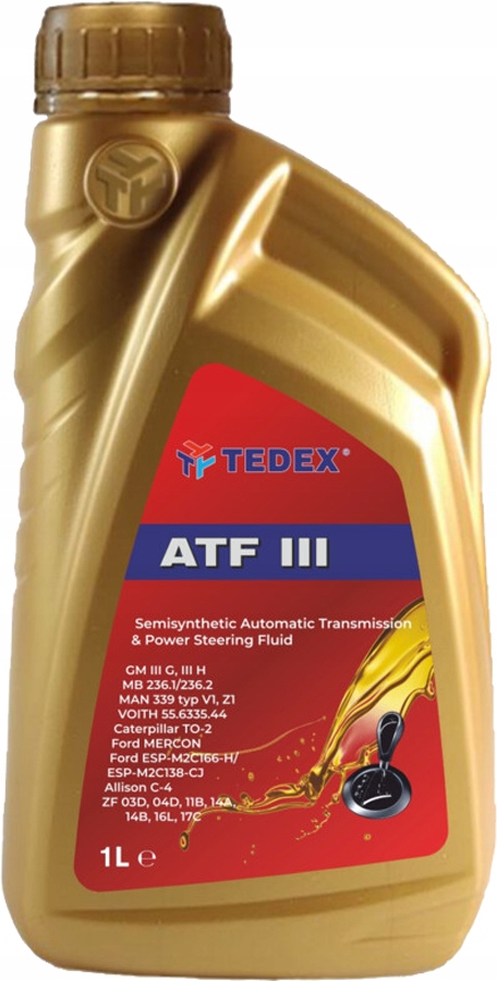 Olej przekładniowy Tedex Atf III do przekładni automatycznych 1L