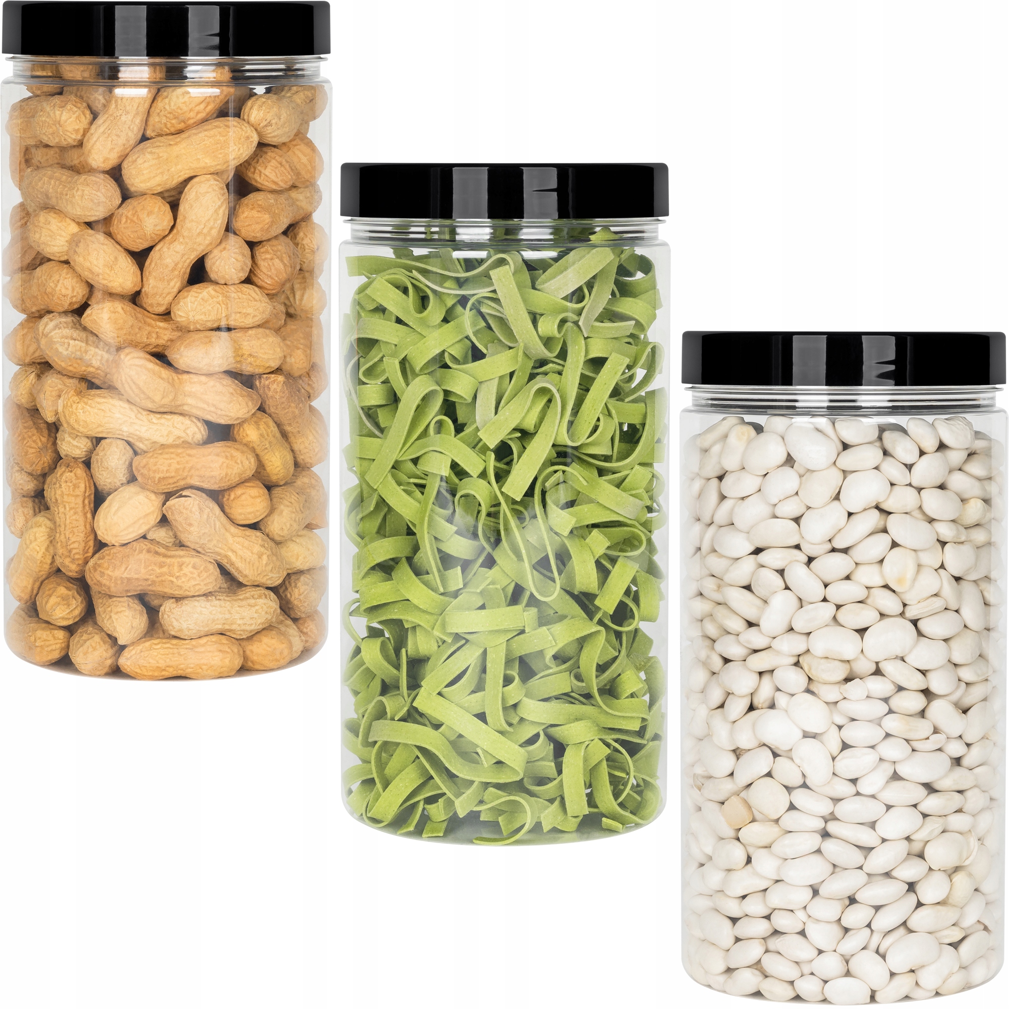 

3x Słoik Pojemnik Na Żywność Produkty Sypkie 1,5L