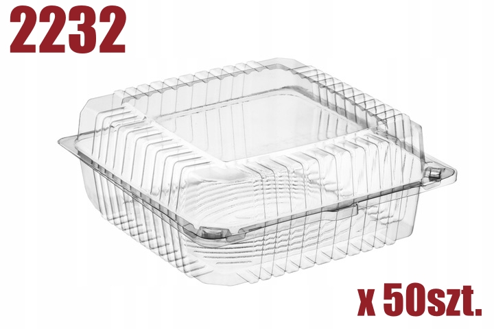 

Opakowanie na ciastka ciasto pet 50szt 204 x 204mm