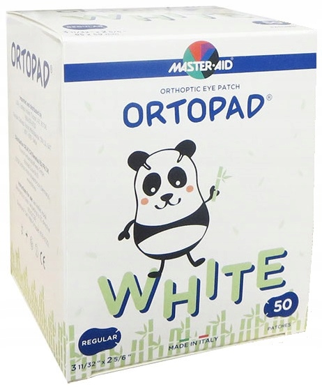 

Ortopad White Biały plastry na oko Regular 50 szt
