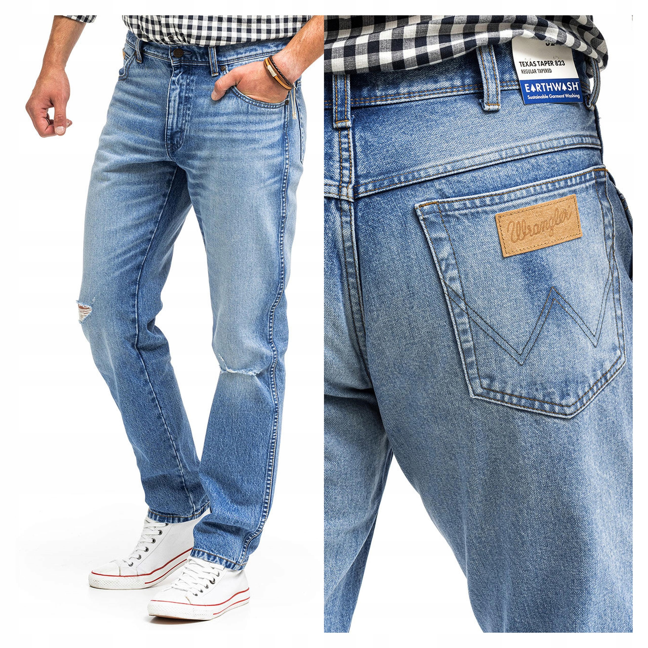 Pánské přiléhavé džínové kalhoty Wrangler Texas Taper 32/32