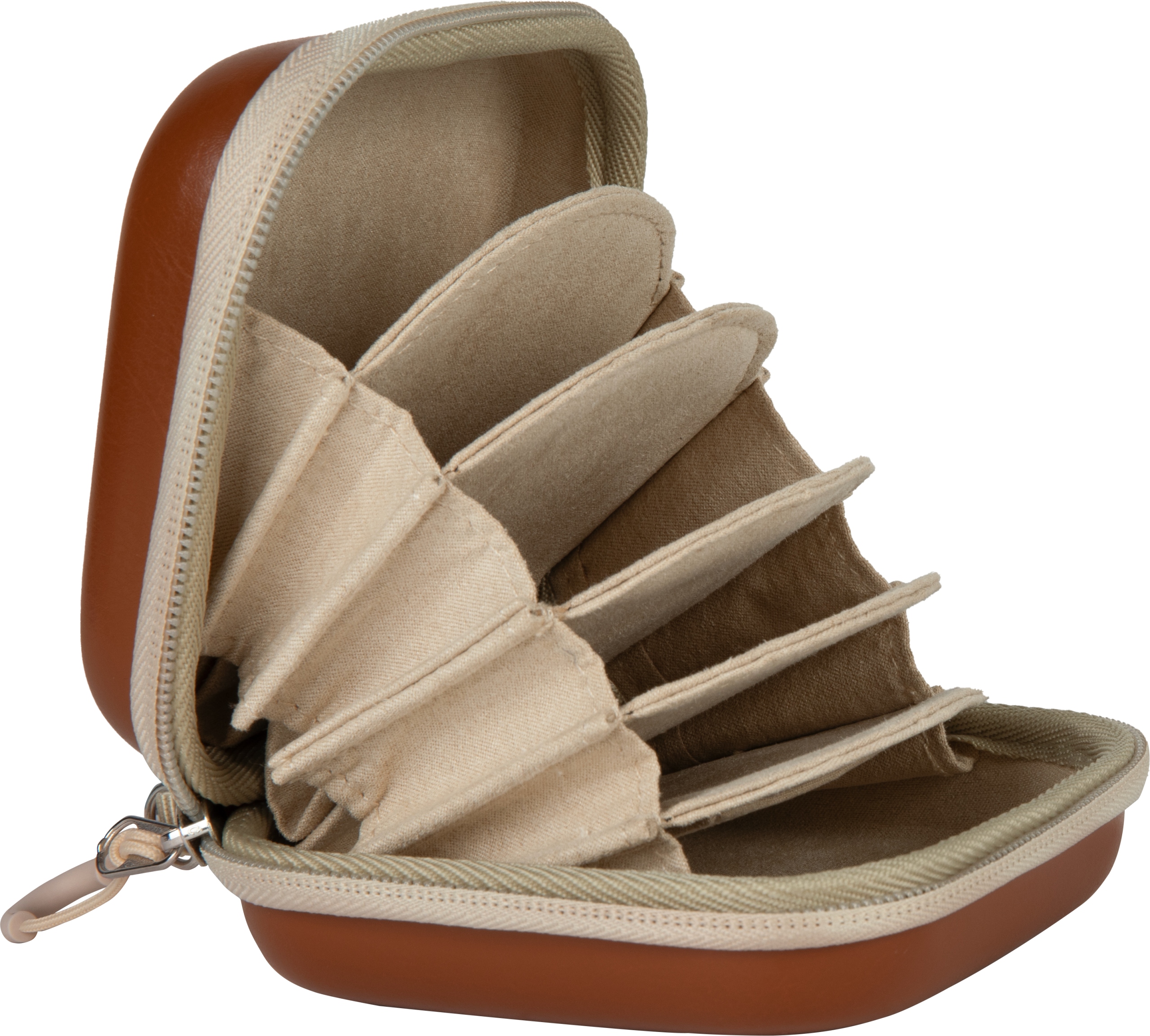 Obal sáček Haida pro 5 kulatých filtrů do 112 mm (hnědý)