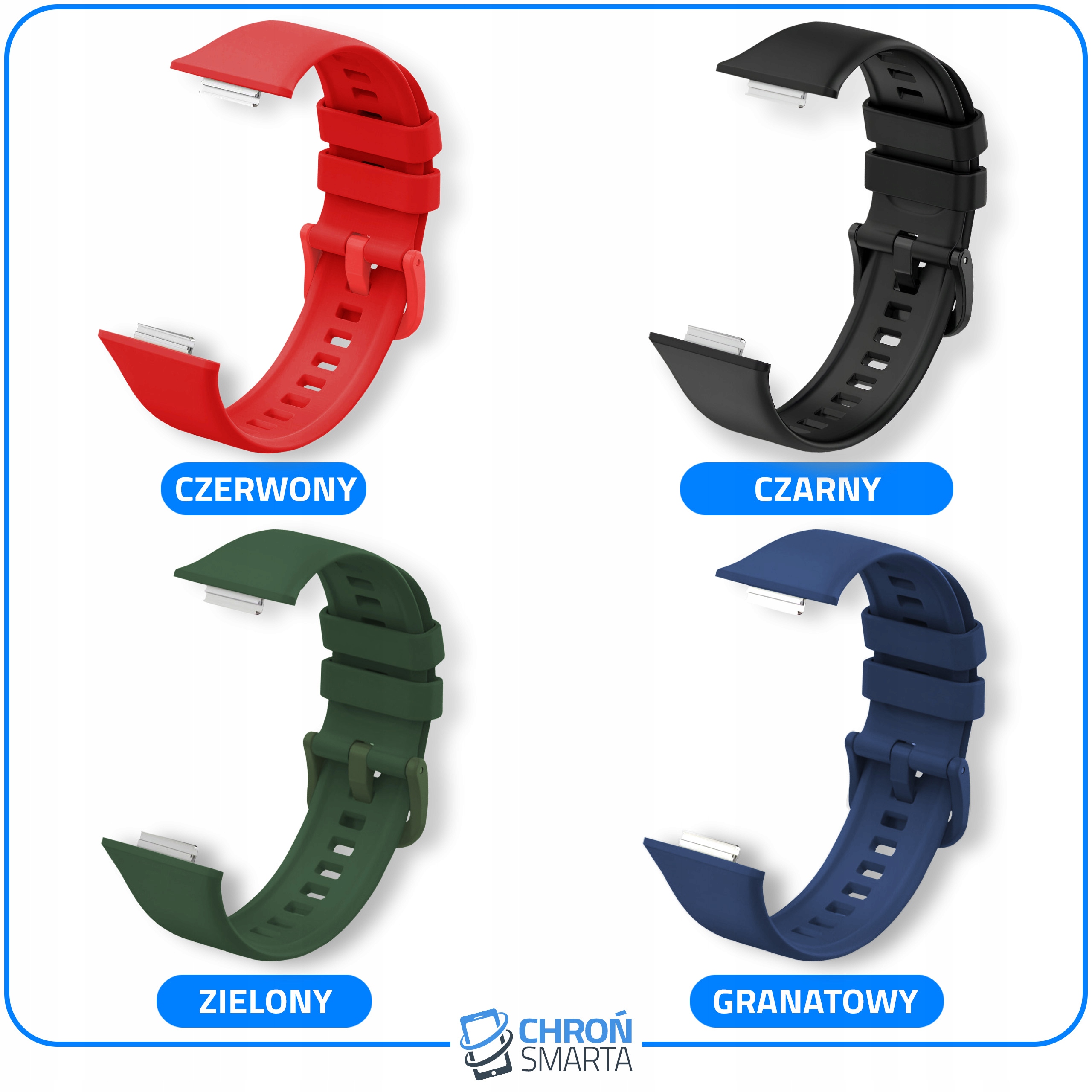 Zestaw 4x pasek do Huawei Watch Fit 2 opaska do zegarka smartwatcha mocna Producent ChronSmarta