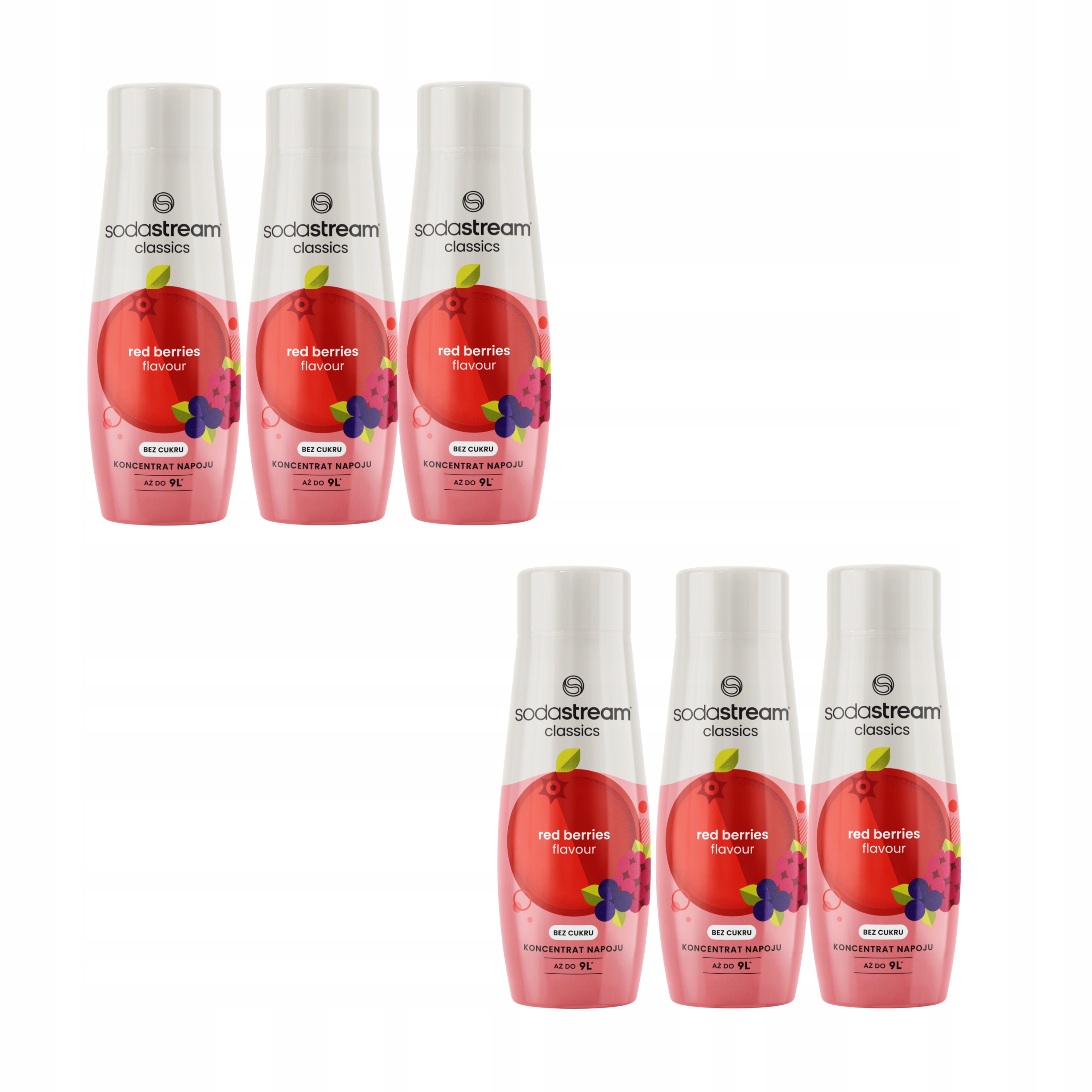 Sodastream Red Berries Zero do saturatora syrop Bez Cukru czerwony jagody
