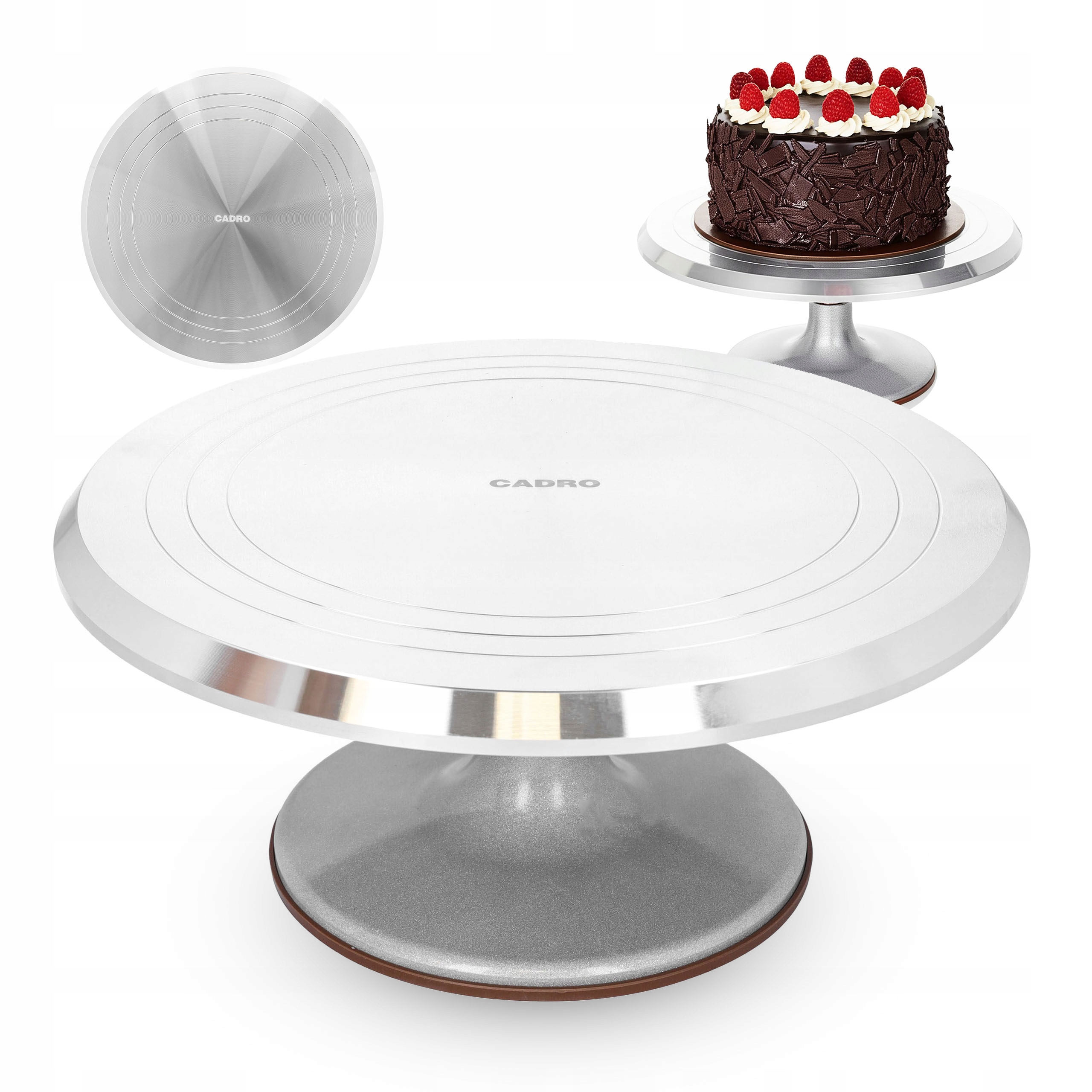 Otočný dortový stojan, talíř na zdobení dortu, profesionální, 31 cm