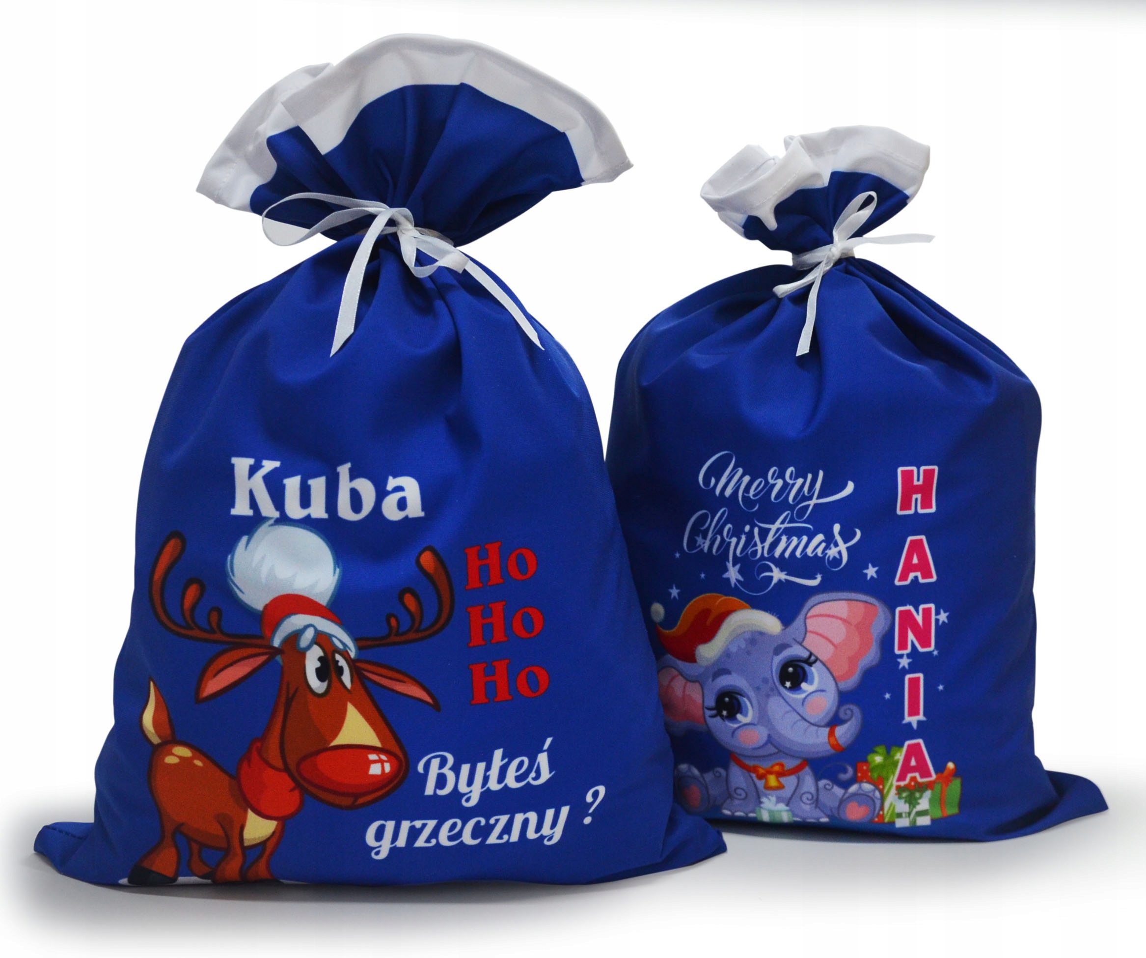 Worek Świąteczny Mikołaja na prezenty 30x40cm M Szerokość produktu 30 cm