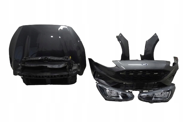 FORD FOCUS MK4 ST-LINE MASKA BŁOTNIKI KOMPLETNY PRZÓD LAMPY ZDERZAK 18-