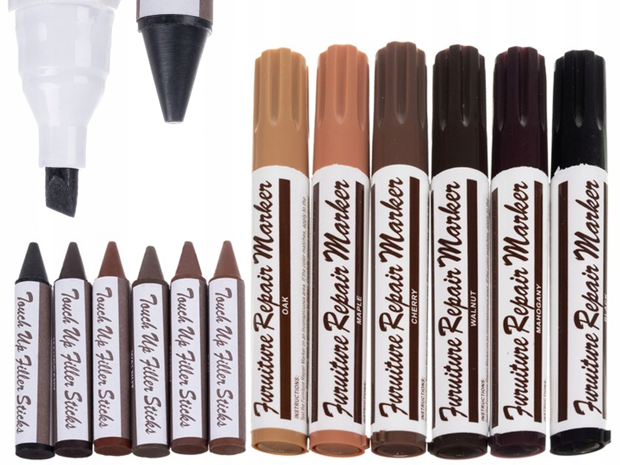 

12W1 Zestaw Markerów Do Naprawy Mebli Marker Wosk