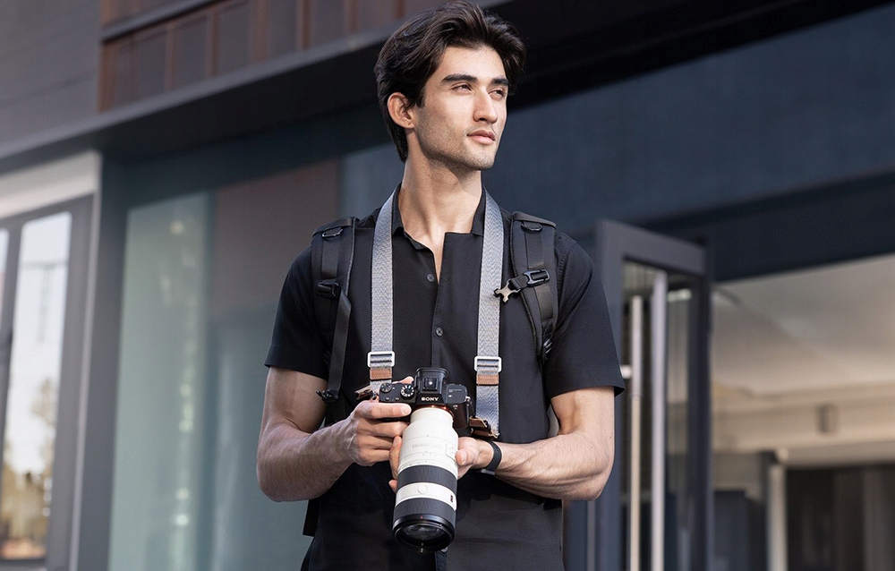 K&F CONCEPT OPASKA FOTOGRAFICZNA NA SZYJĘ DO KAMERY APARATU DO 160CM MOCNA Stan opakowania oryginalne