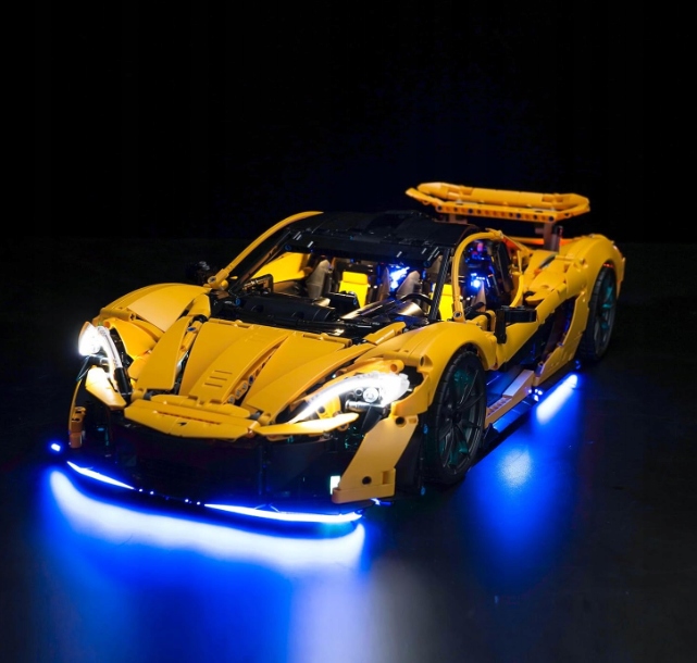 Sada dálkově ovládaného osvětlení pro Lego 42172 McLaren P1