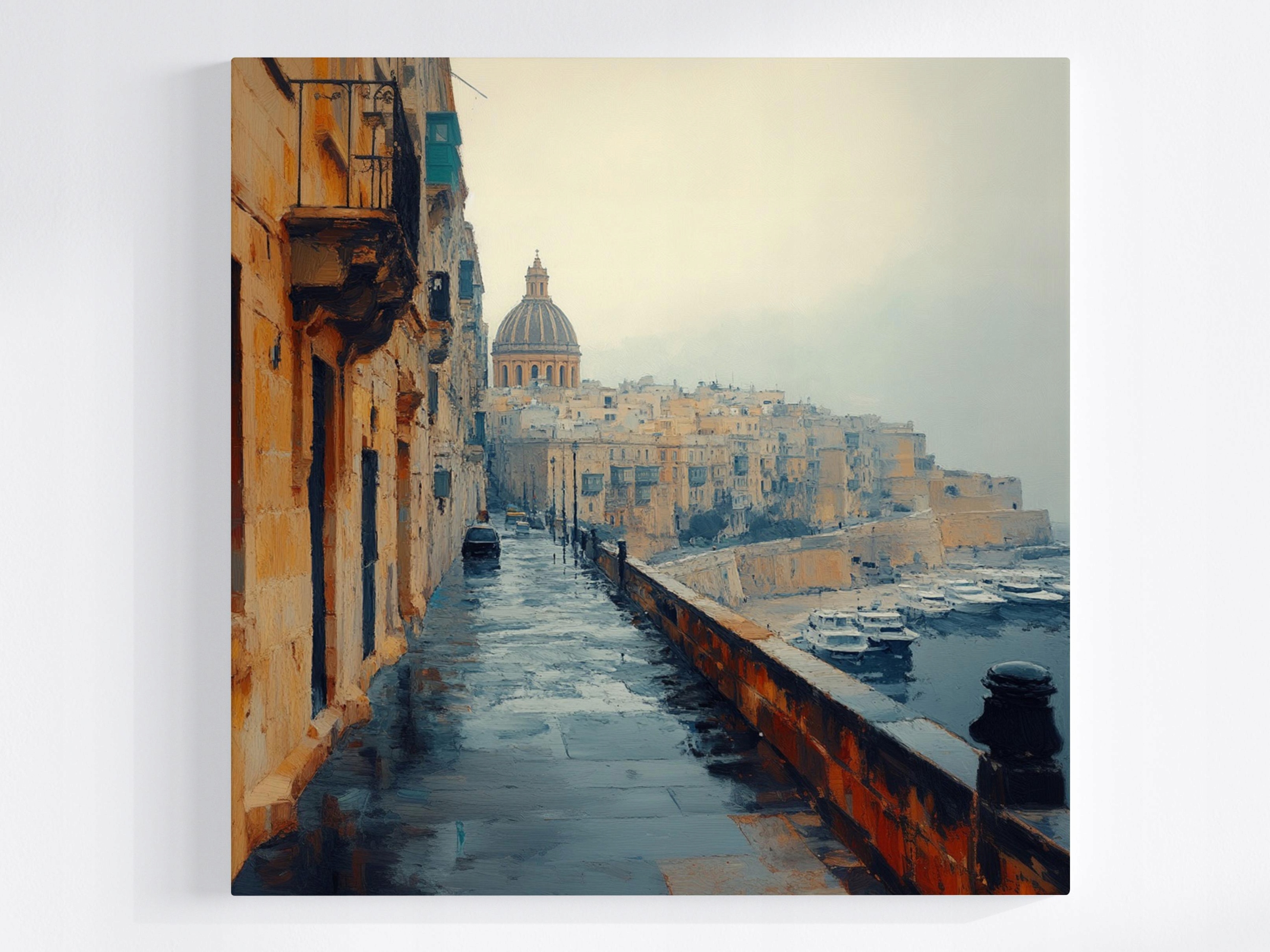 Obraz Na Plátně Canvas Architektura Město Malta Valletta Katedrála 80x80