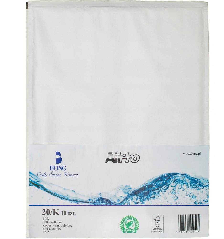 

Koperta bąbelkowa Bong AirPro K/20 370x480mm 10szt